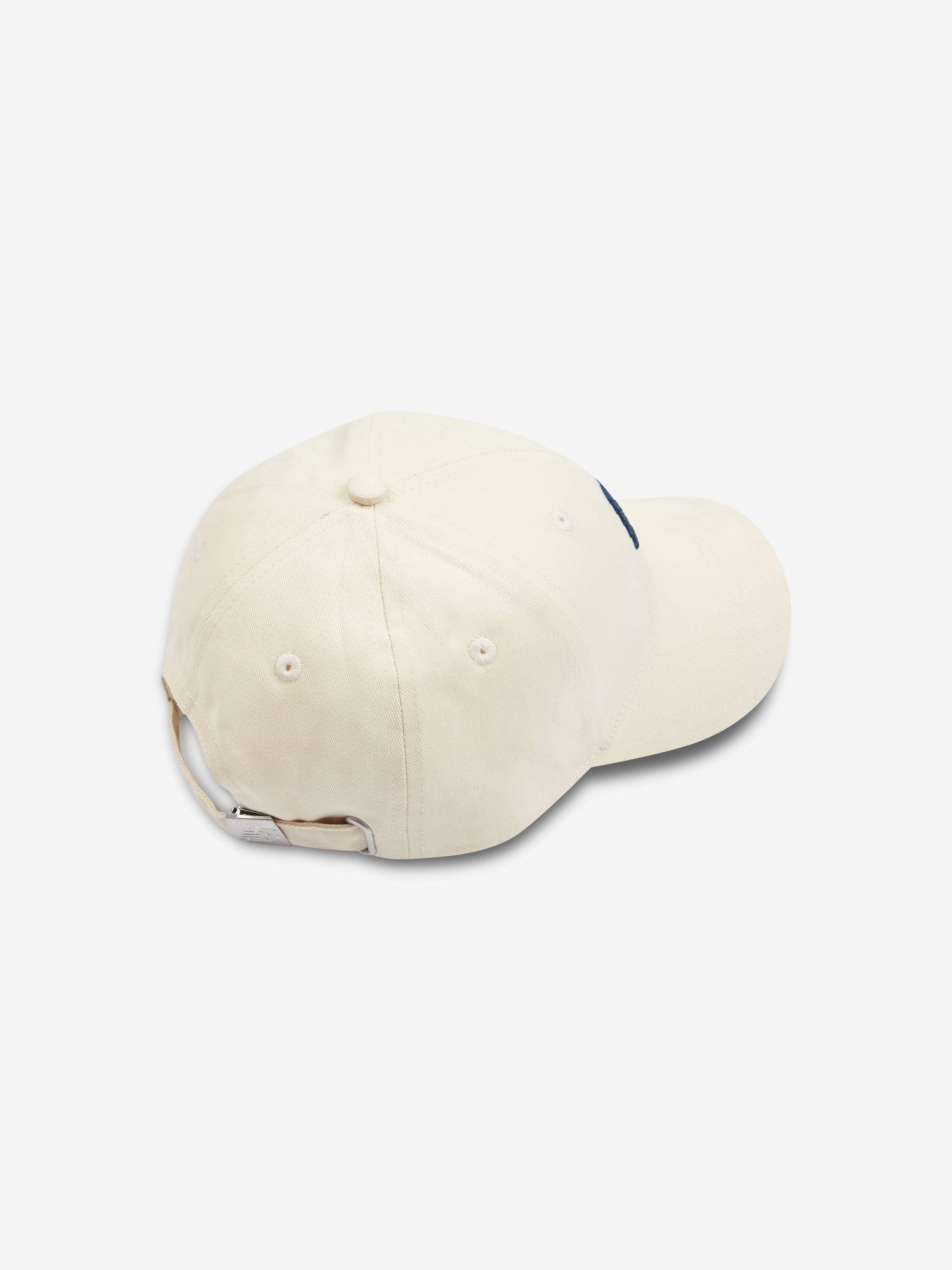 New Balance Boys Small Logo Cap in Beige Clearance With Credit Card