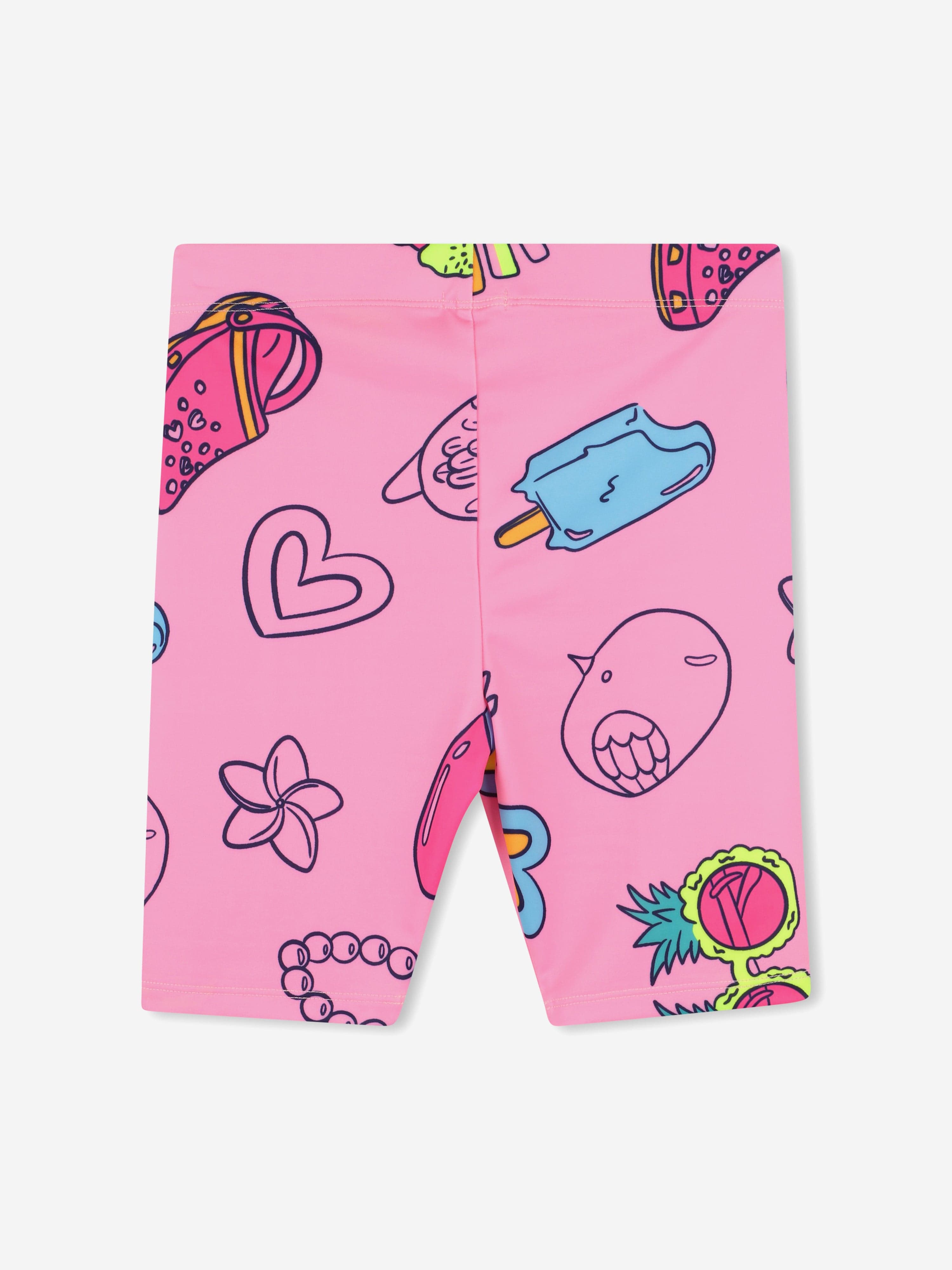 Girls Tropical Cycling Shorts in Pink Cheap Sale Pay With Visa