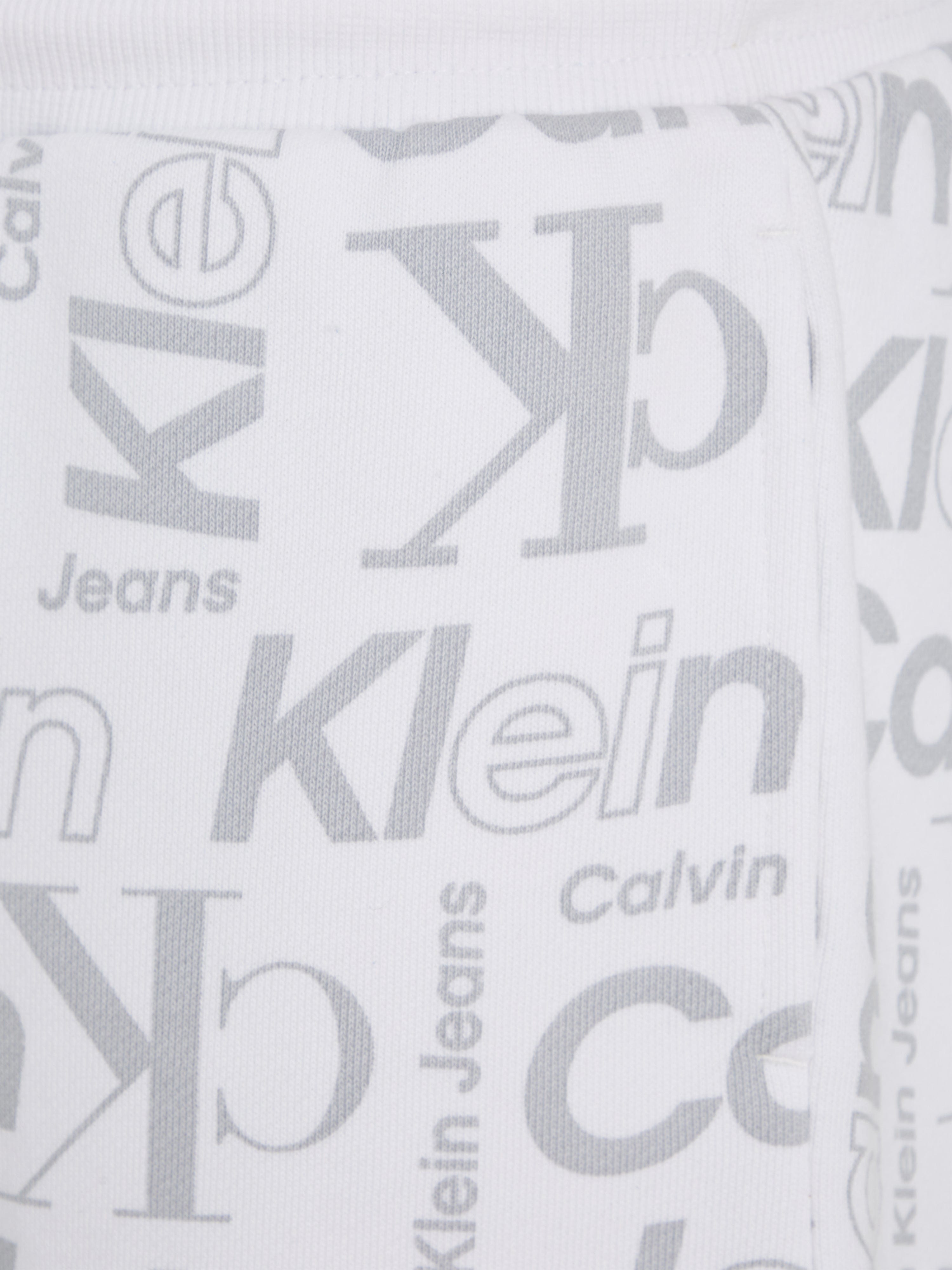 Calvin Klein Boys Institutional CK Logo Shorts in White Discount Release Dates