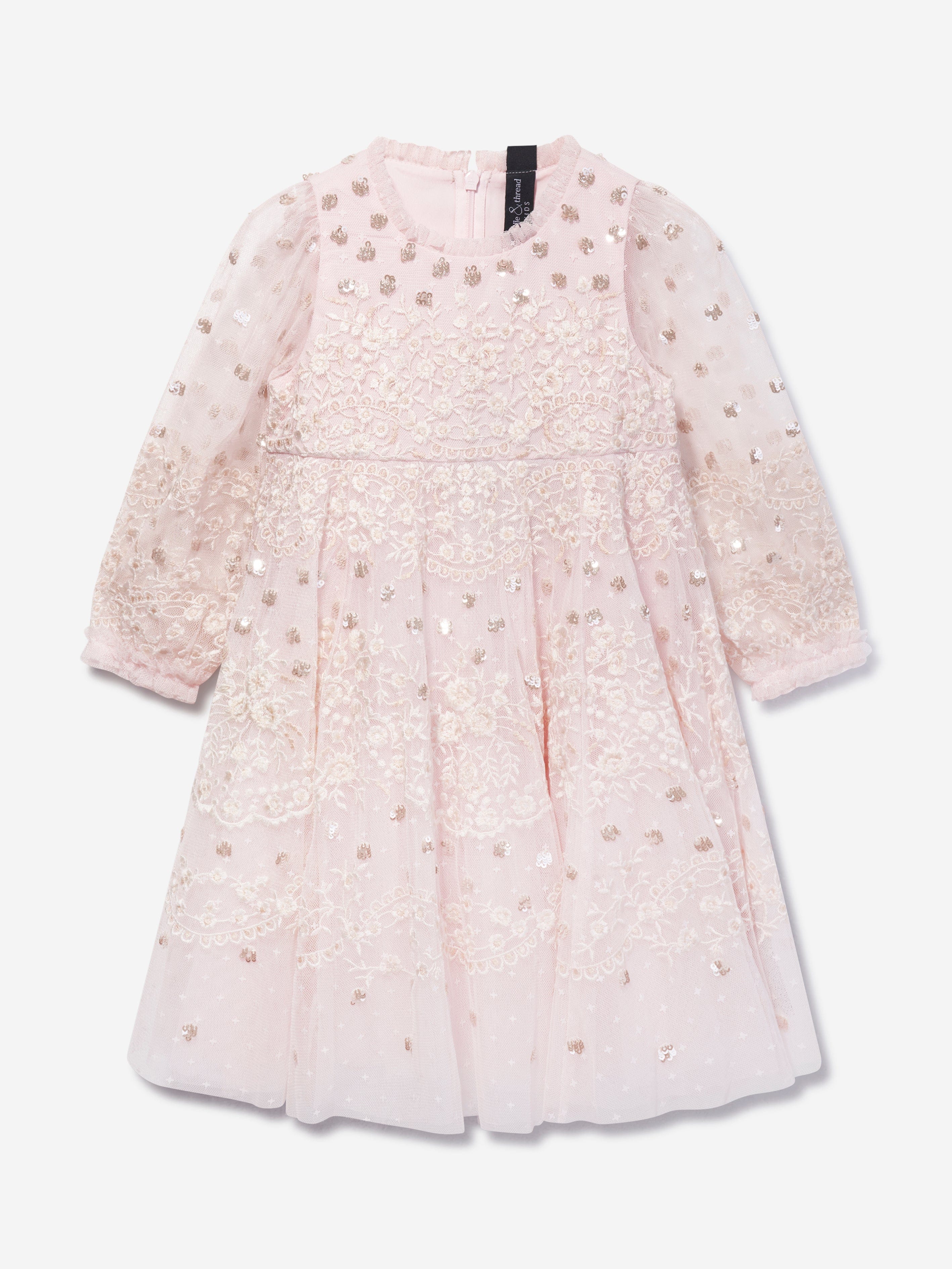 Needle & Thread Girls Beatrice Dress in Pink Cheapest Pice Online