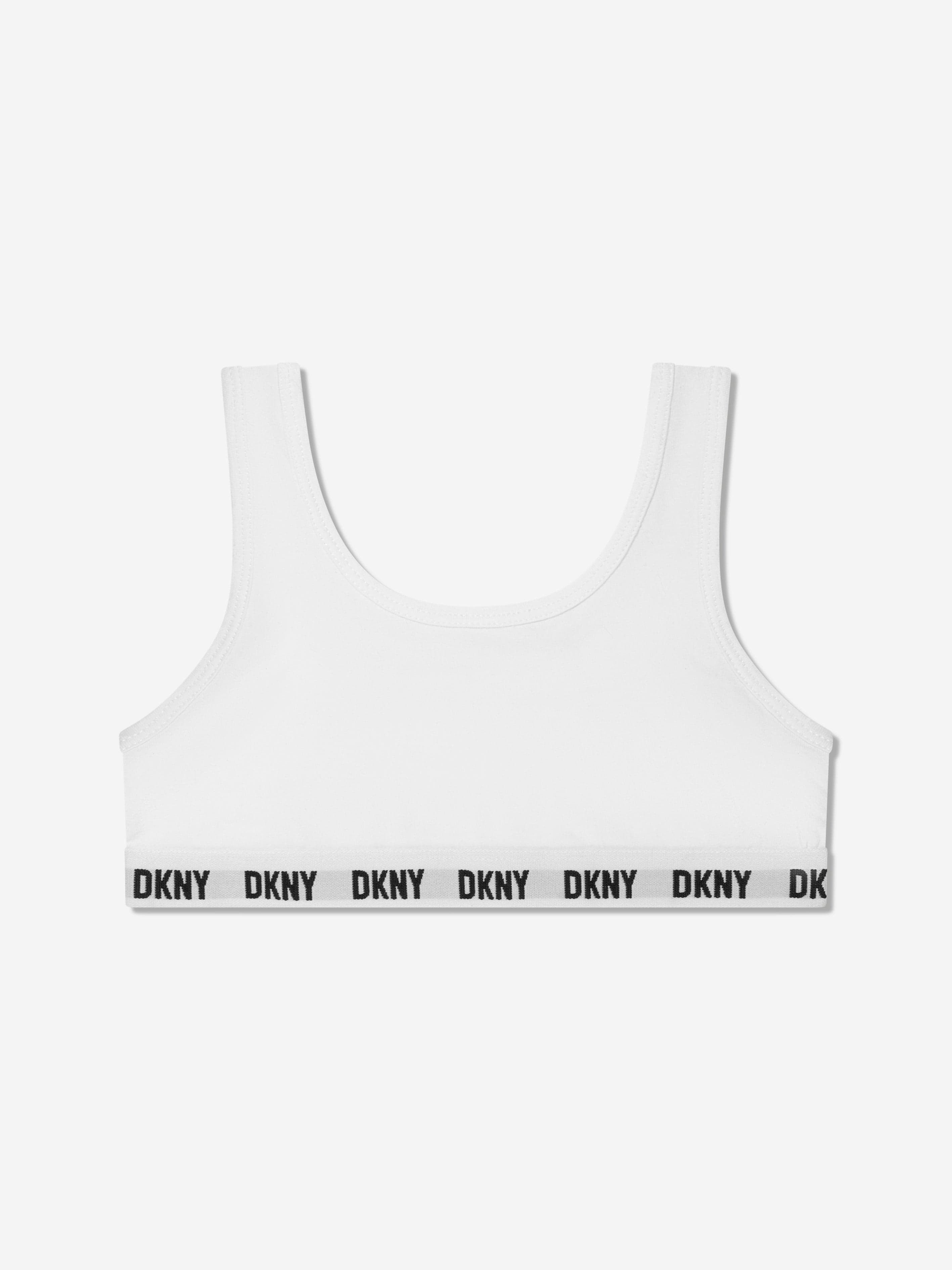 DKNY Girls 3 Pack Sports Bra Set in Black Free Shipping Cheap Pice