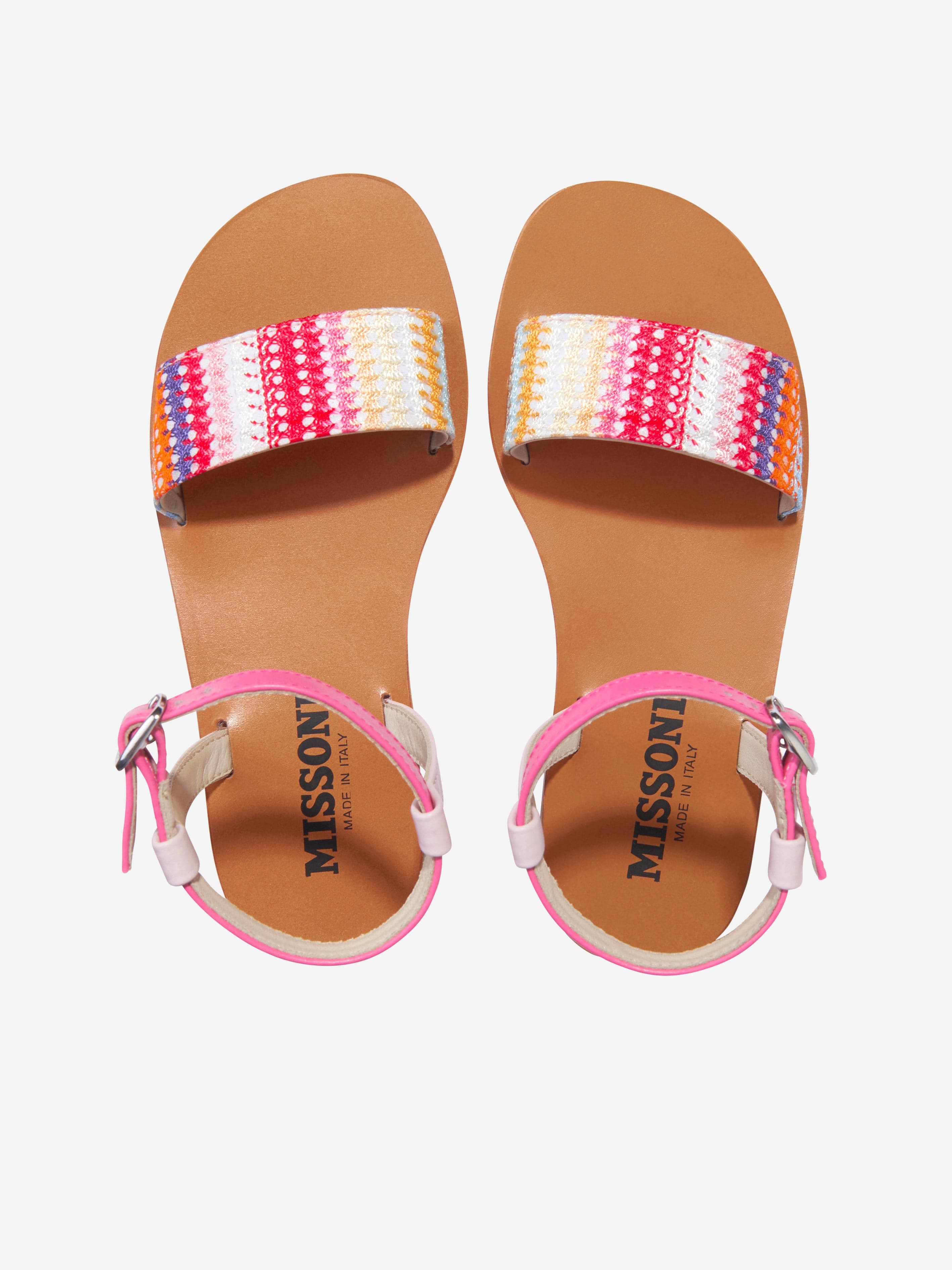 Missoni Girls Striped Sandals in Multicolour For Sale 2025