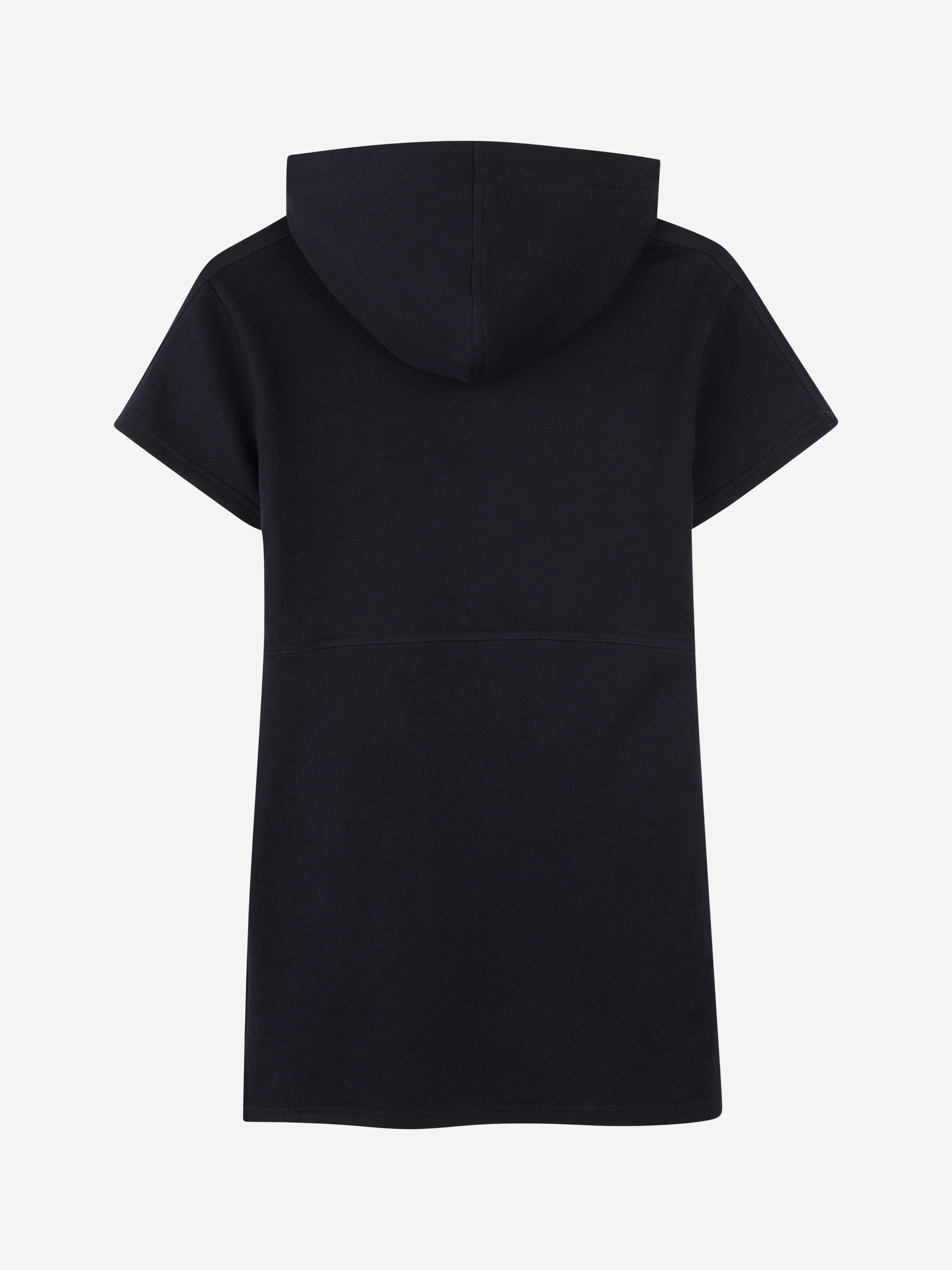 Chlo¨¦ Girls Hooded Sweater Dress in Navy With Paypal Online