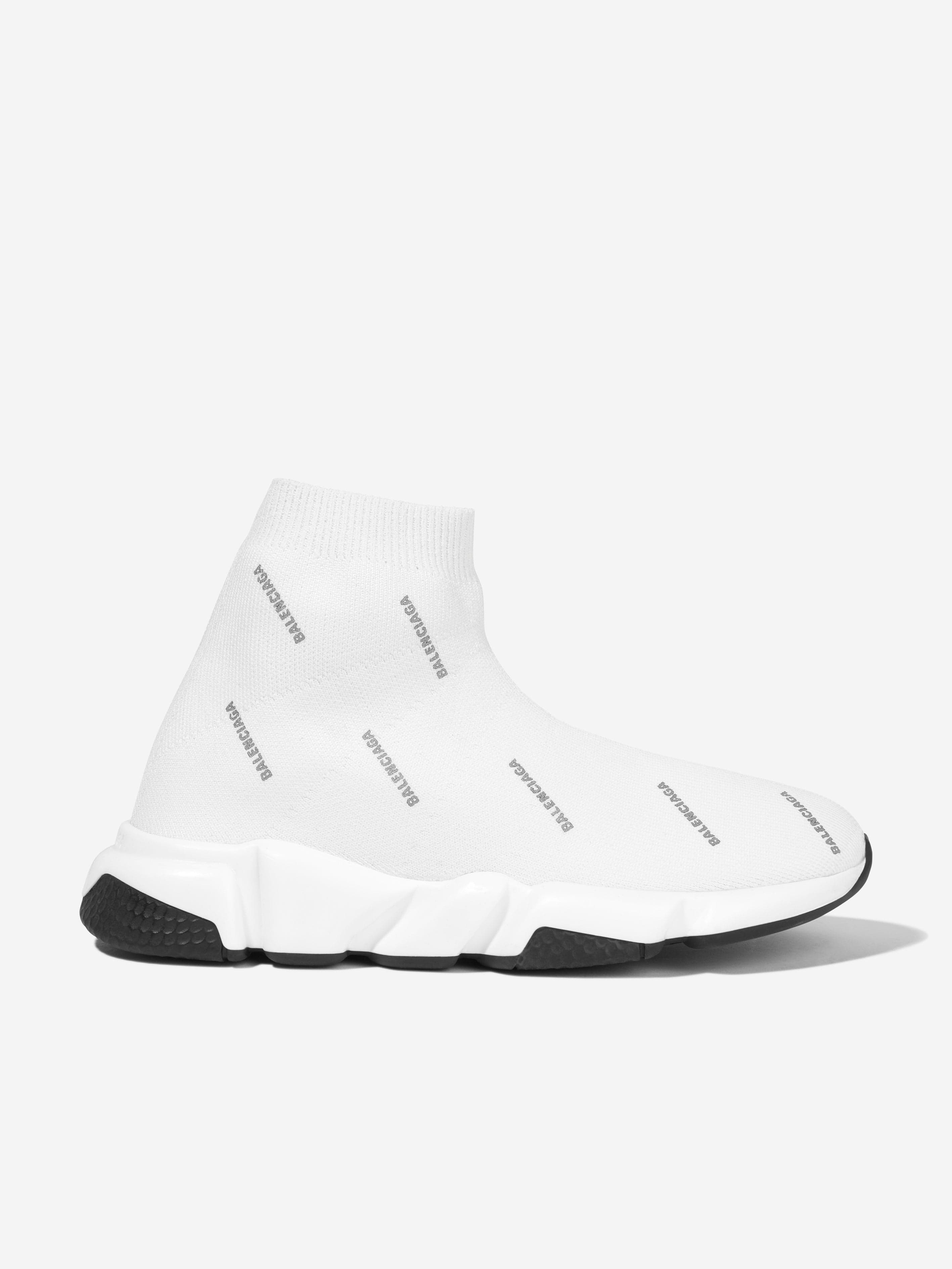 Balenciaga Kids Logo Speed Trainers Cheap Sale Genuine