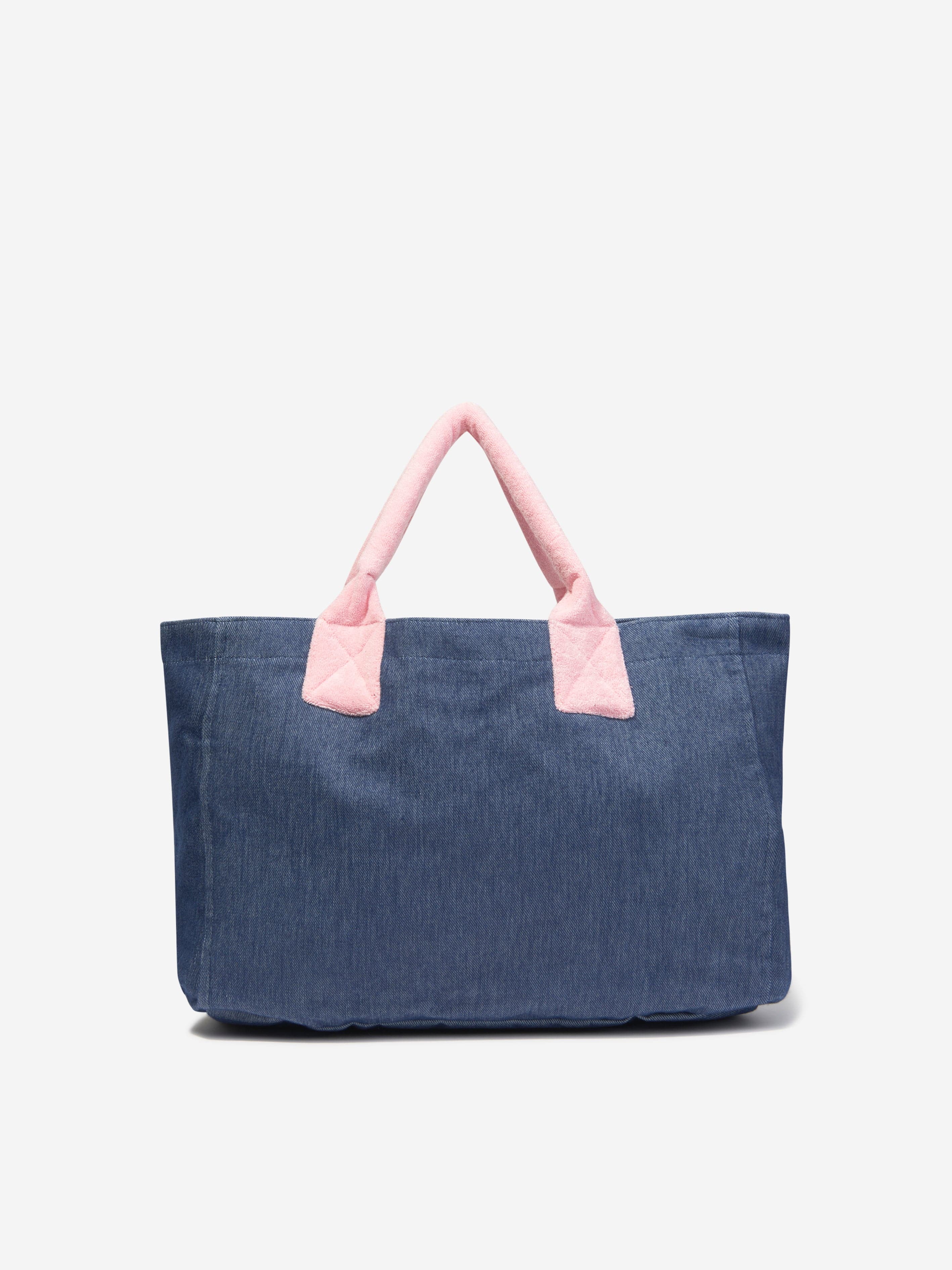 AY by AYLA Girls Denim Look Tote Bag in Blue Free Shipping Geniue Stockist