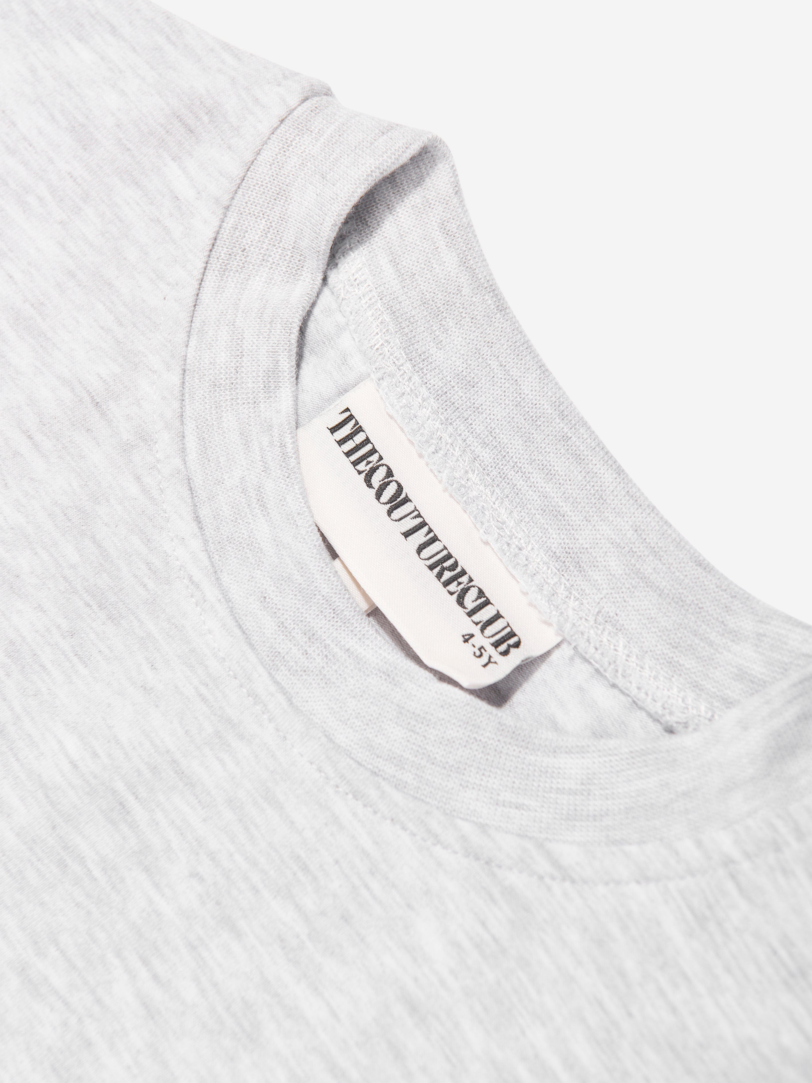 Kids Emblem Applique T-Shirt in Grey Ebay Online