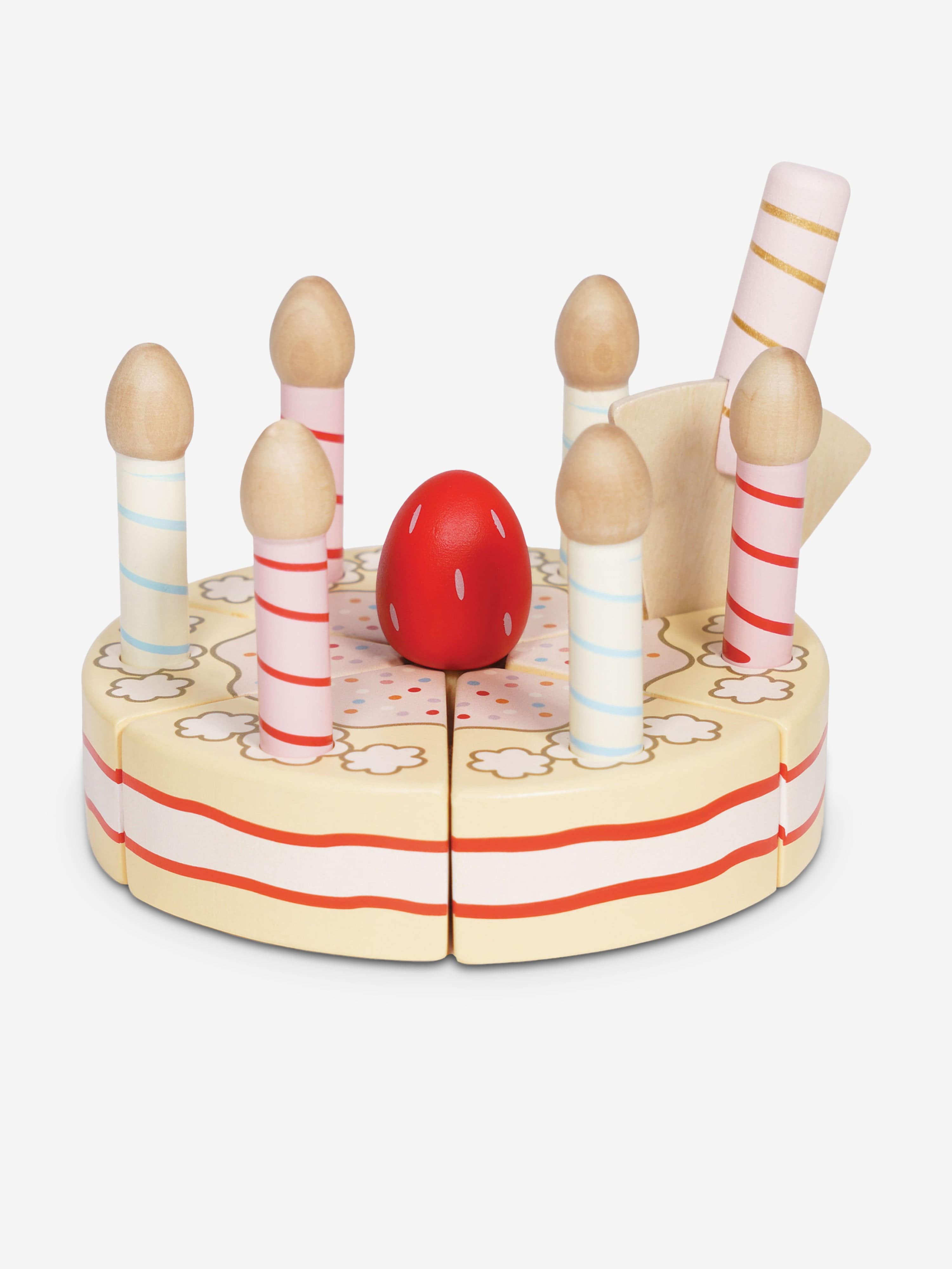 Le Toy Van Sliceable Birthday Cake & Candles-8 Piece (W:13 x D:13 x H:19cm) Buy Cheap With Credit Card