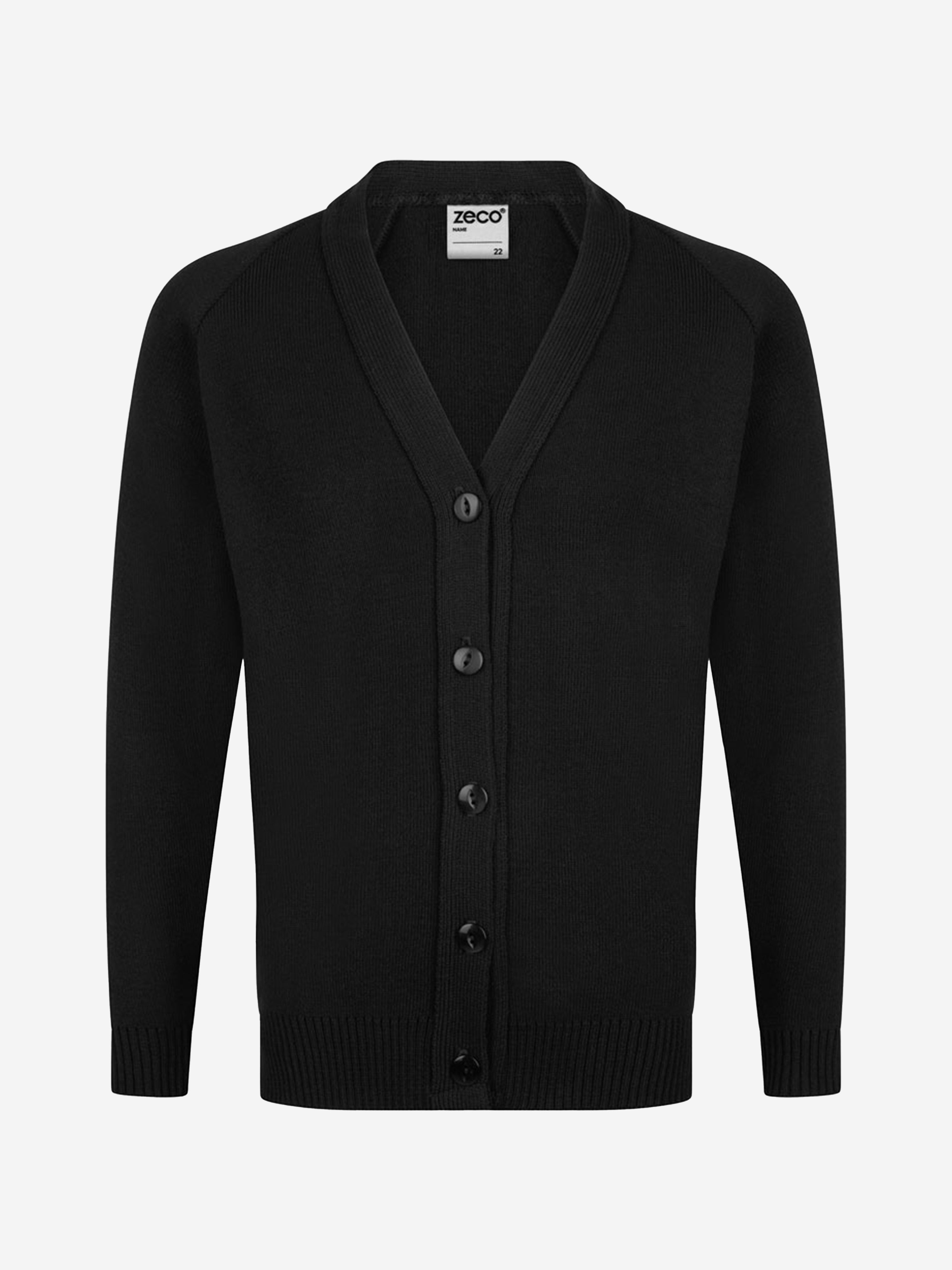 Zeco Kids School Knitted Cardigan in Black Order Cheap Pice