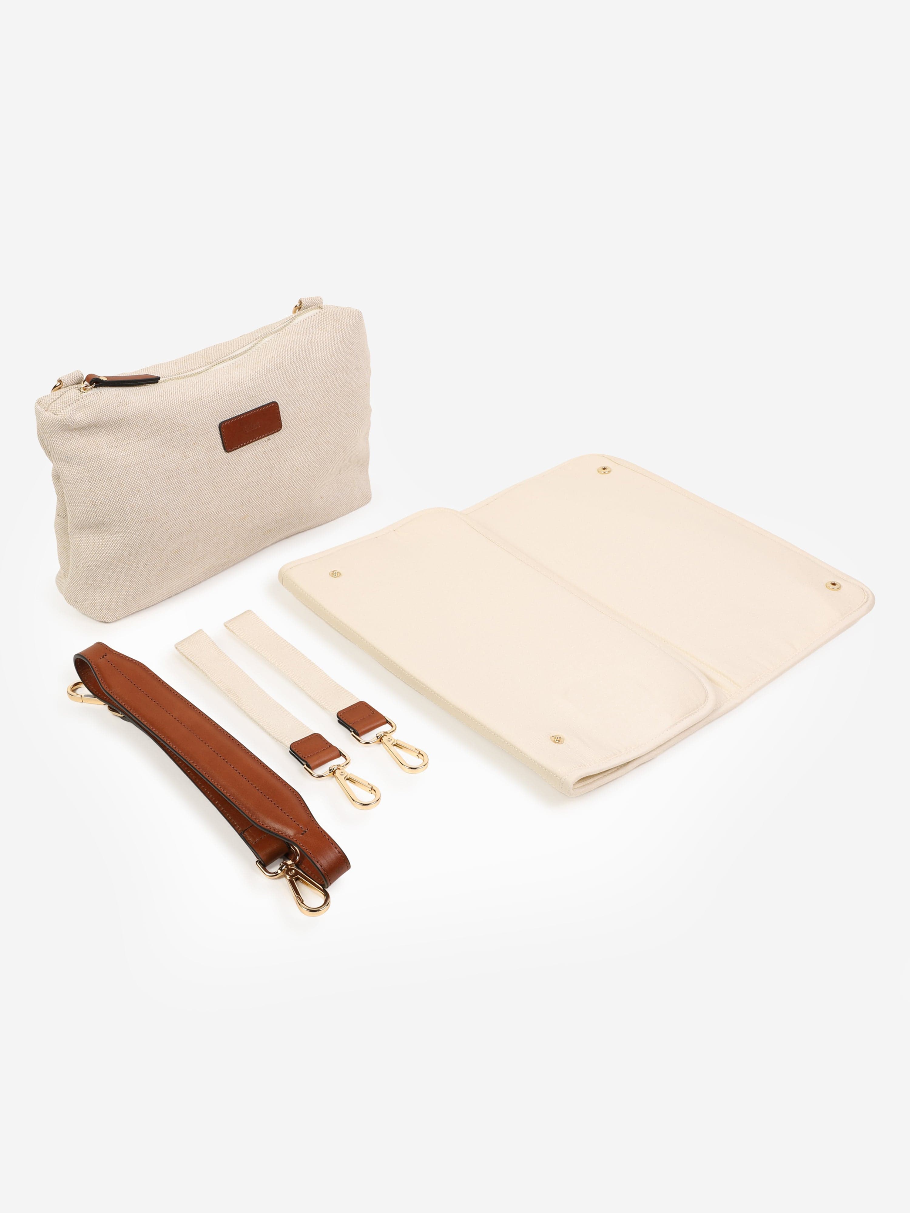 Chlo¨¦ Baby Canvas Changing Bag in Beige (41cm) Pay With Visa Cheap Pice