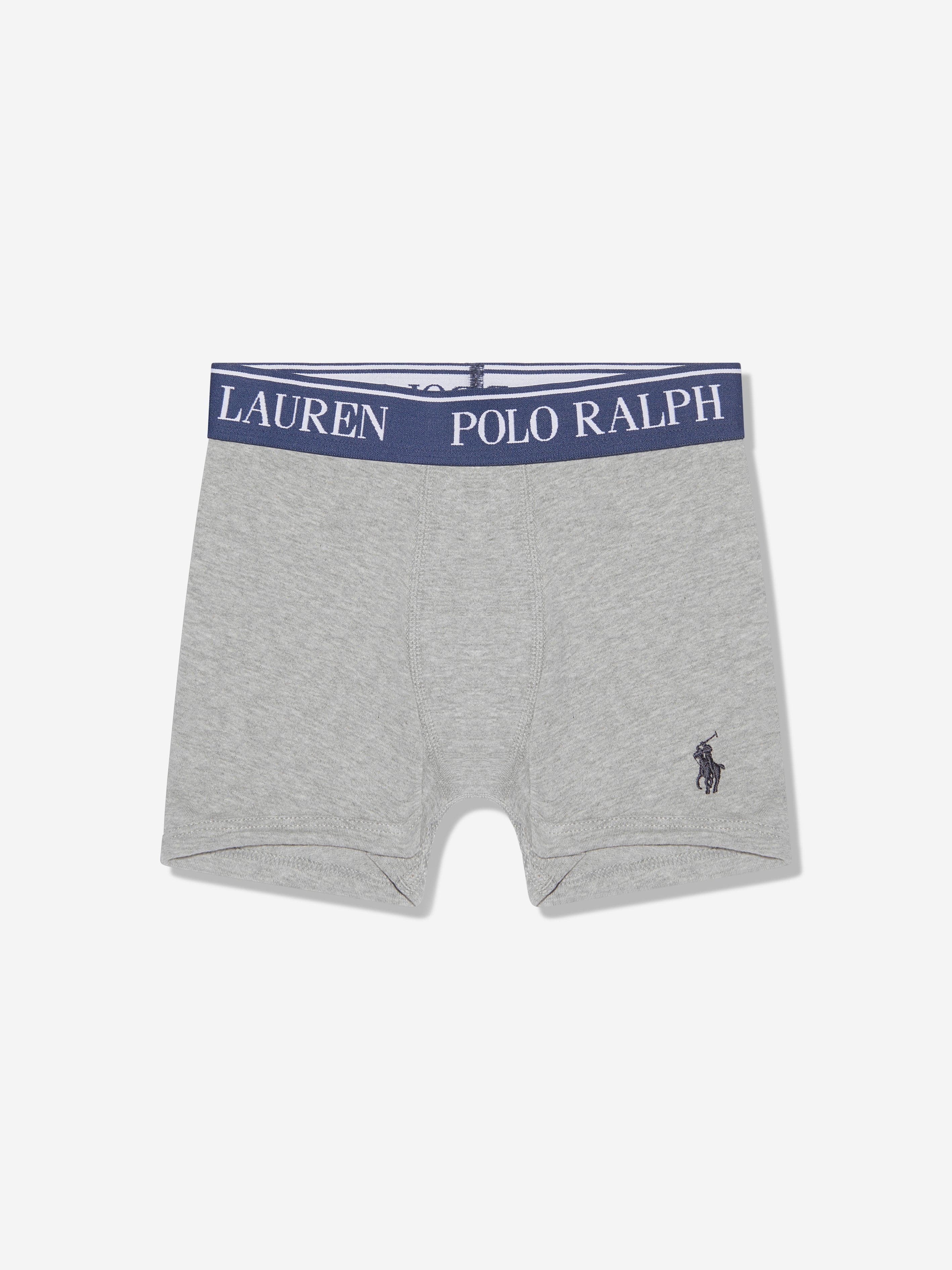 Ralph Lauren Boys 5 Pack Boxer Shorts Set in Grey How Much Online