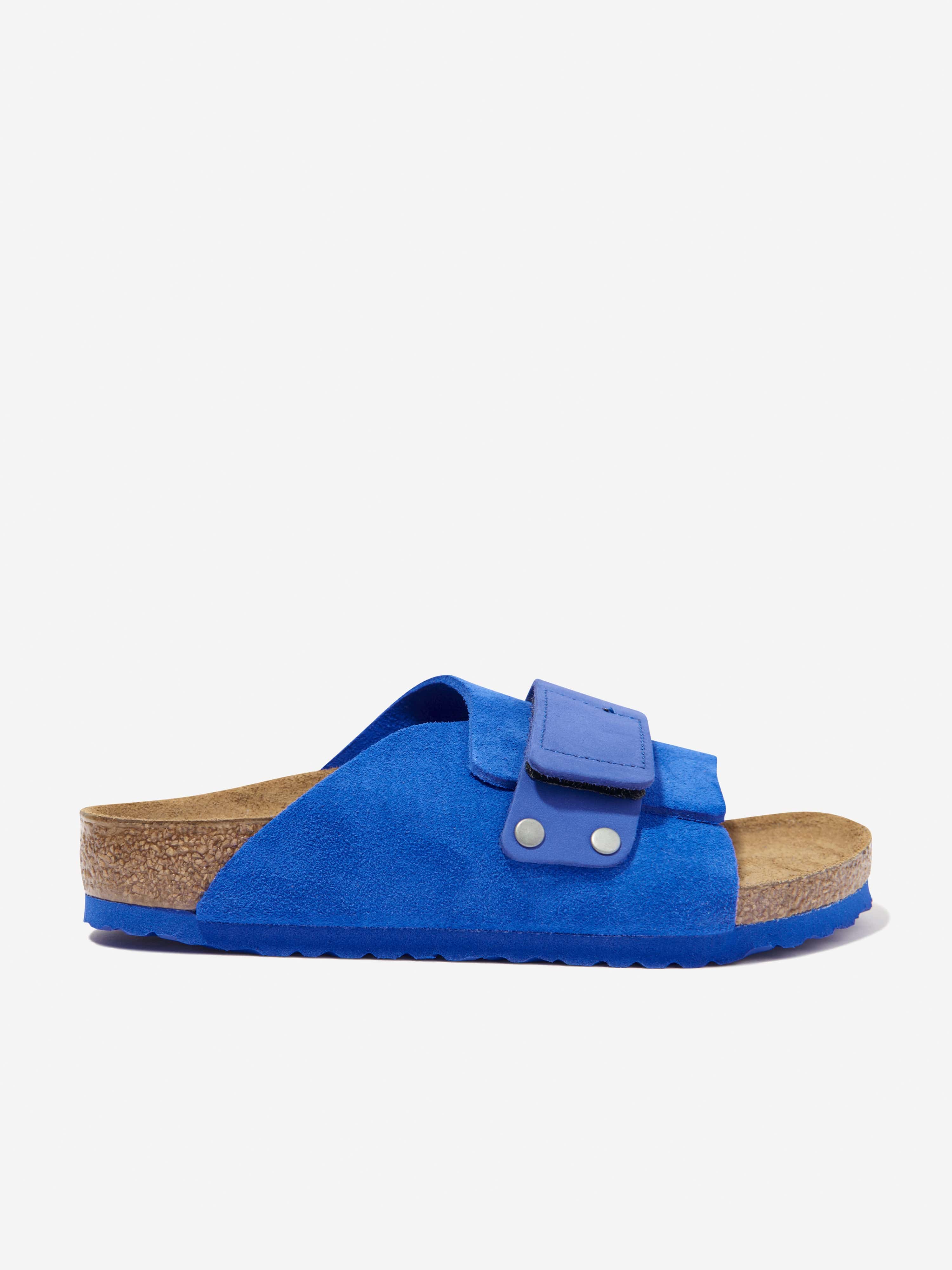 BIRKENSTOCK Kids Kyoto Sandals in Blue Discount Best Sale