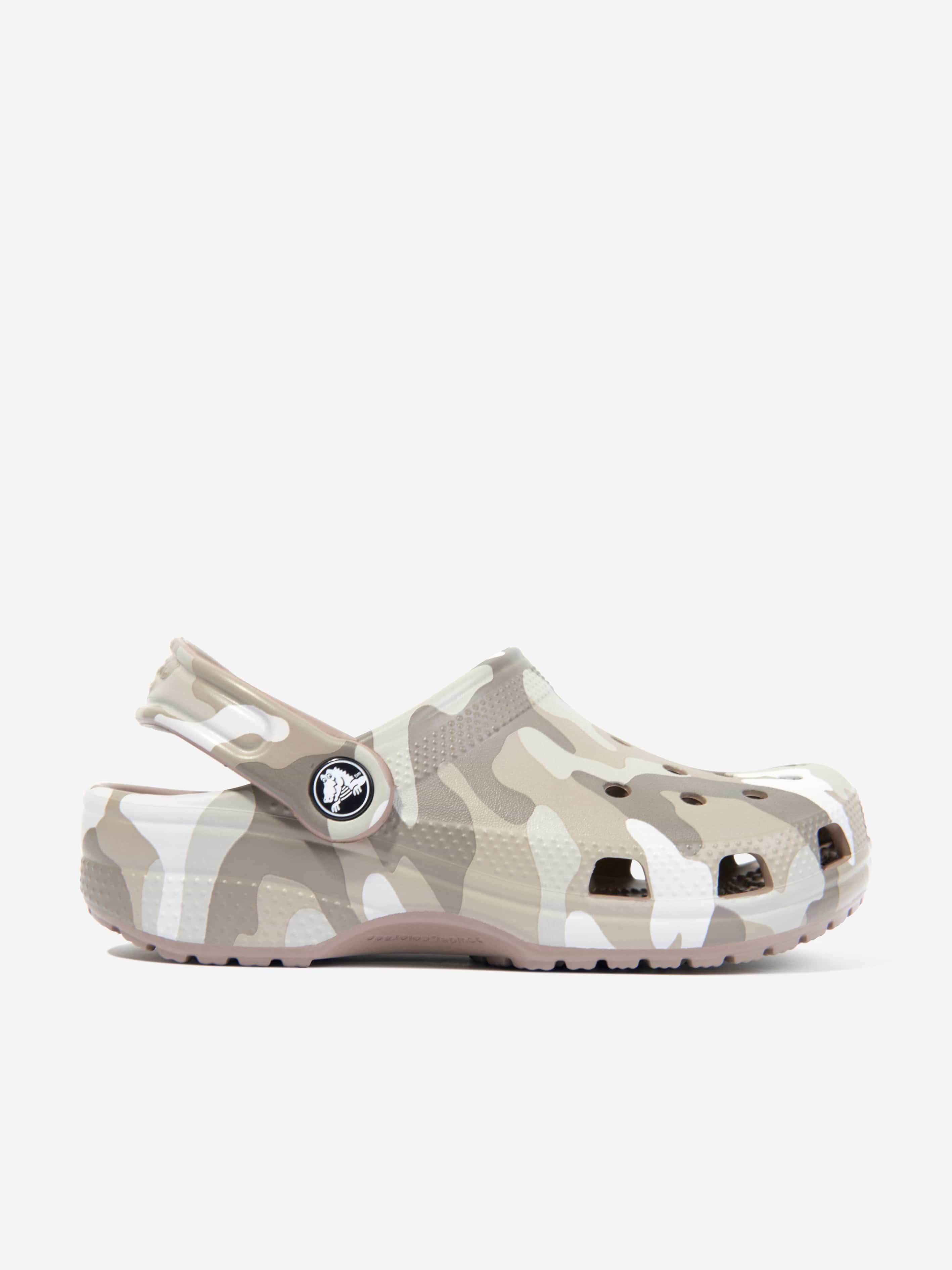 Crocs Kids Classic Camo Clog in Brown Outlet Get To Buy