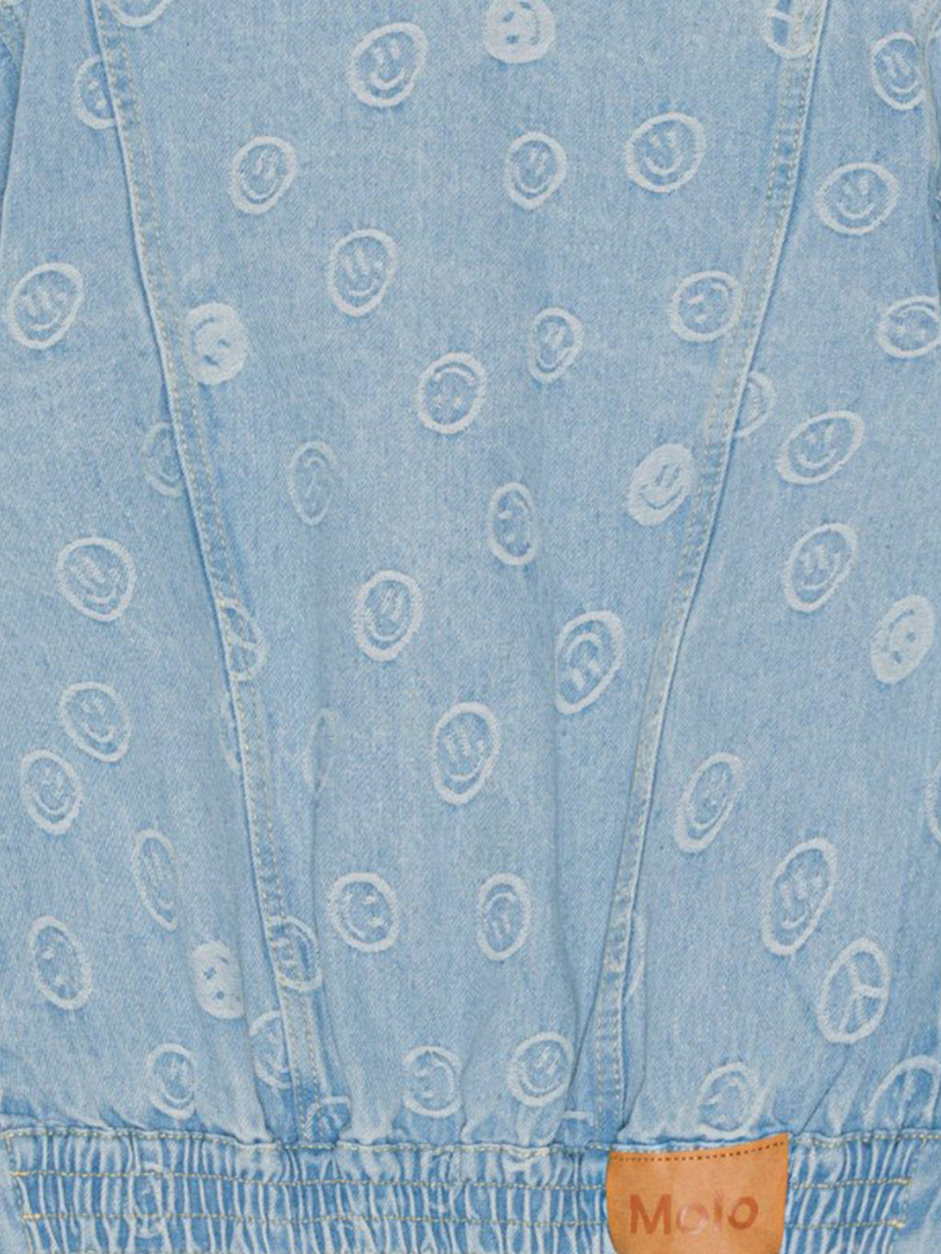 Molo Kids Denim Jacket in Blue Get To Buy Cheap Pice