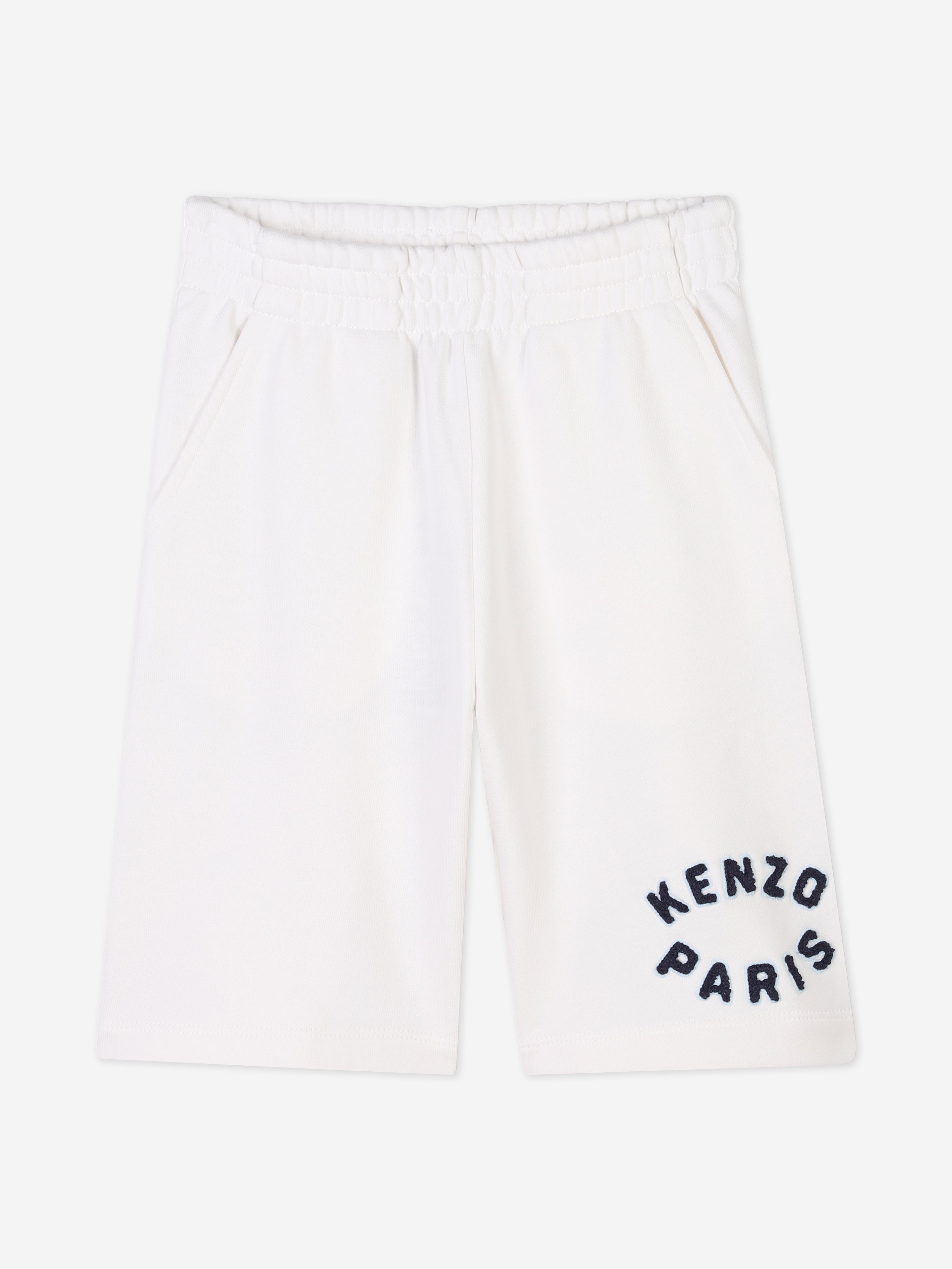 Kids Logo Bermuda Shorts in Ivory Cheap Official