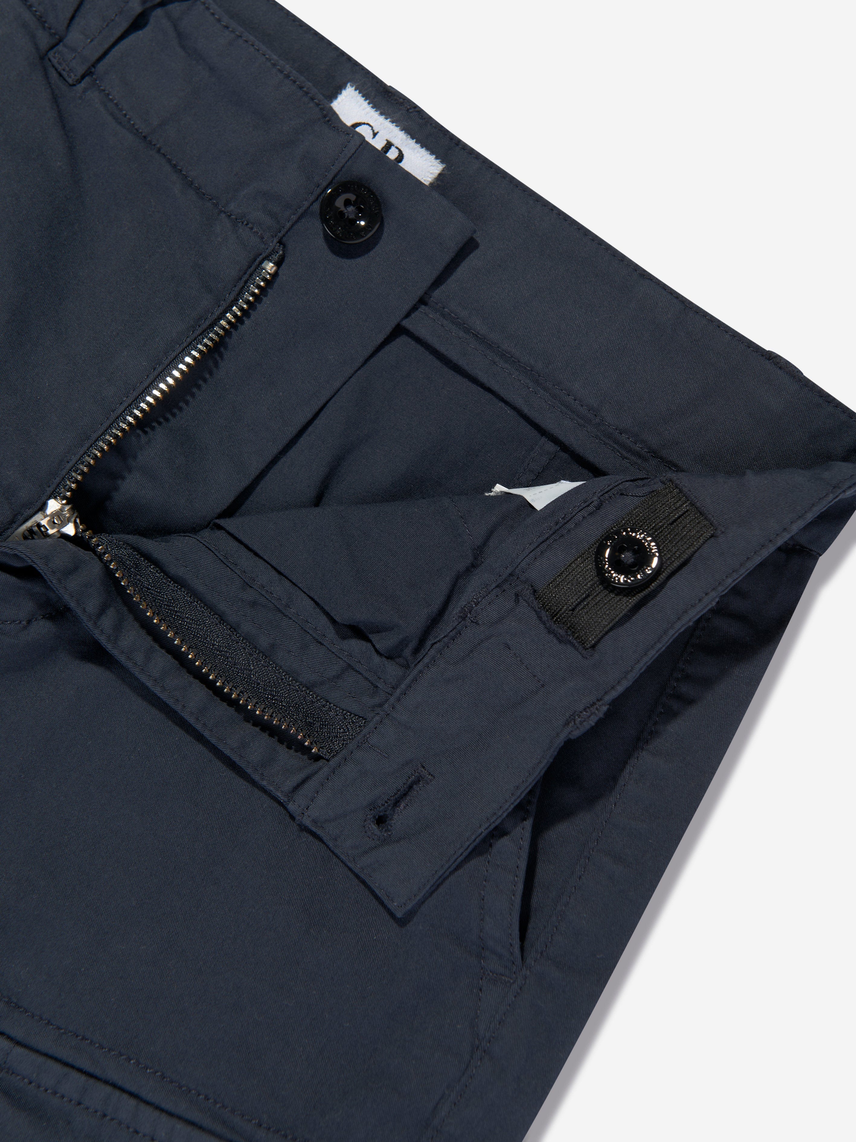 Boys Lens Cargo Trousers in Navy Limited Edition Online