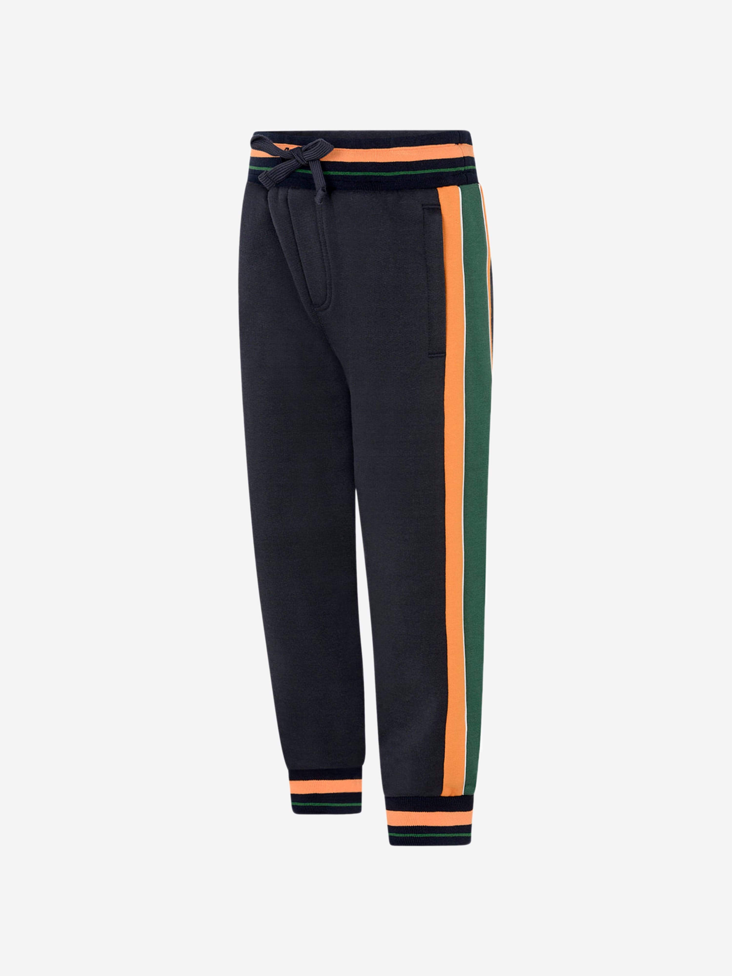 Dolce & Gabbana Boys Navy Cotton Joggers Free Shipping Order