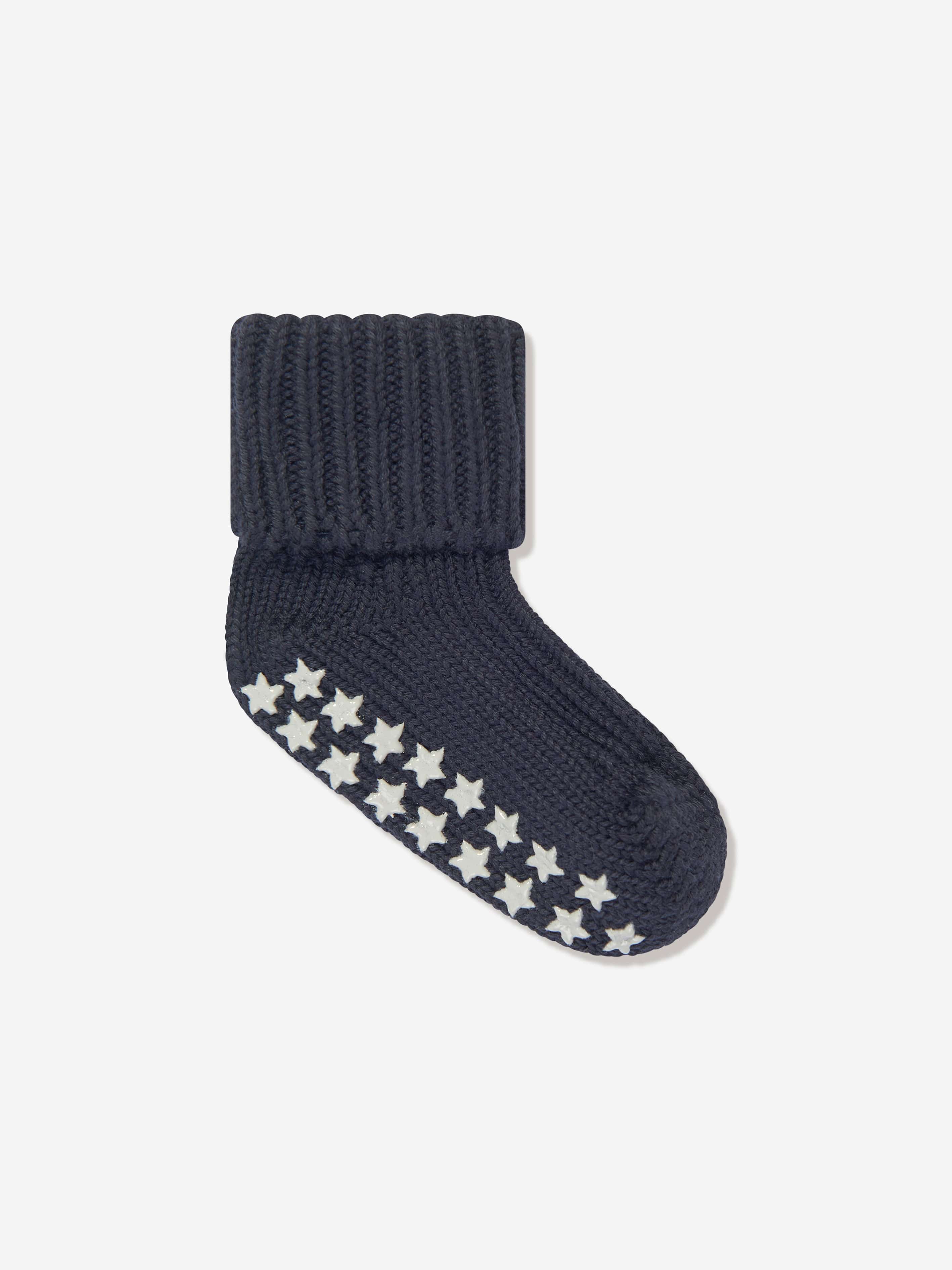Falke Baby Cotton Catspads House Socks in Navy Cheap Supply