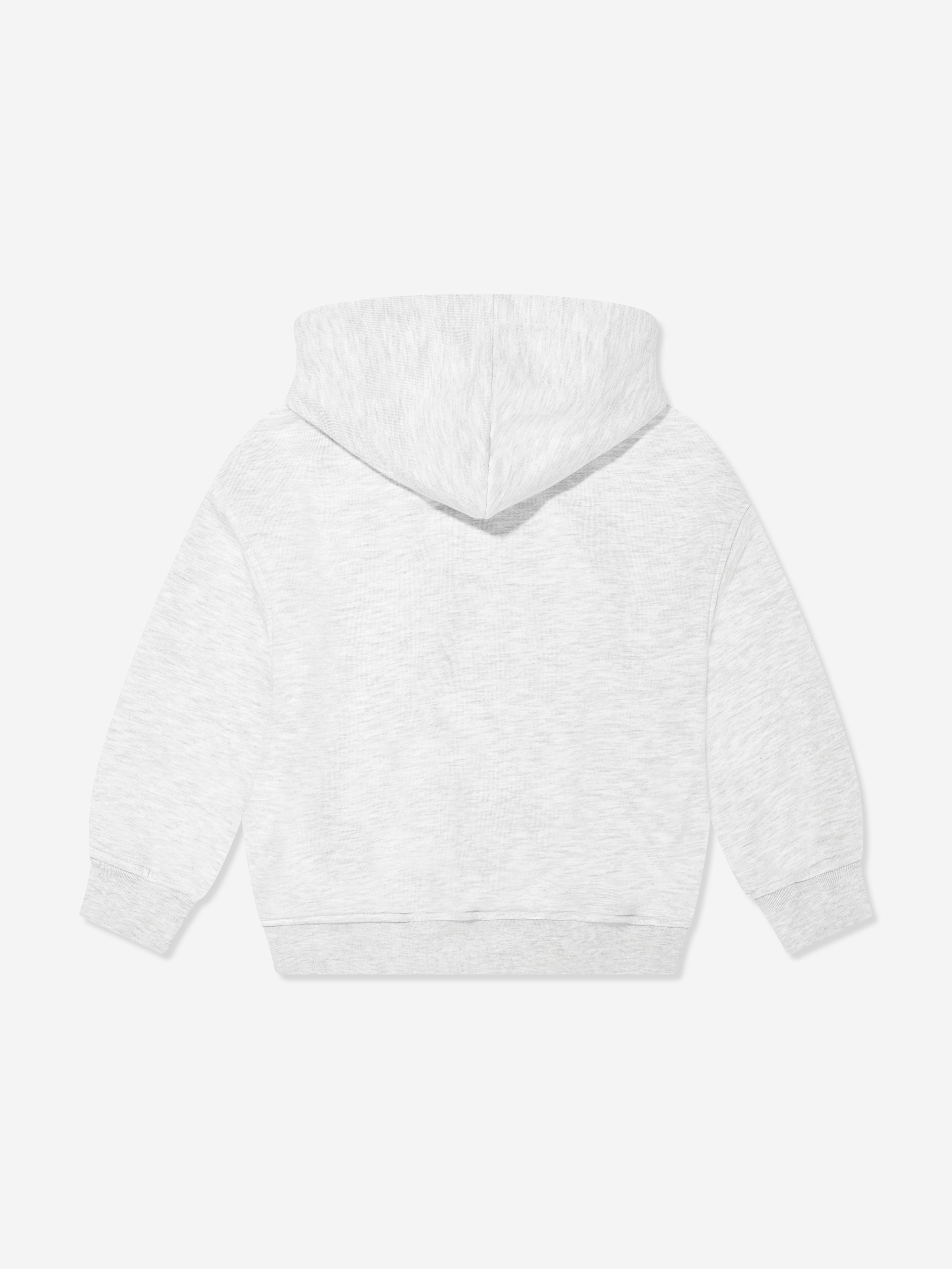 The Couture Club Kids Emblem Applique Hoodie in Grey Clearance Supply