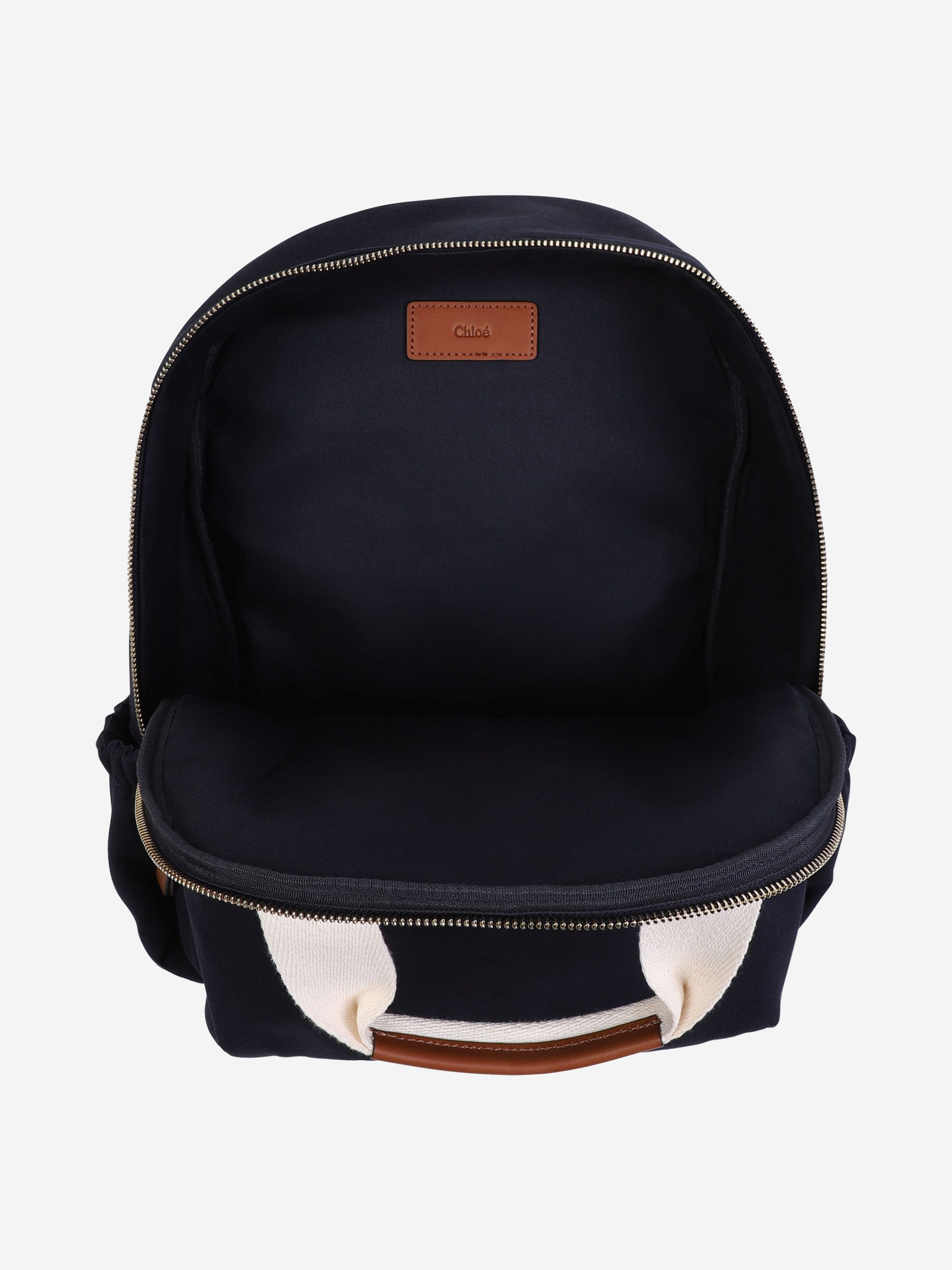 Chlo¨¦ Baby Canvas Changing Backpack in Navy (36cm) Free Shipping New Styles