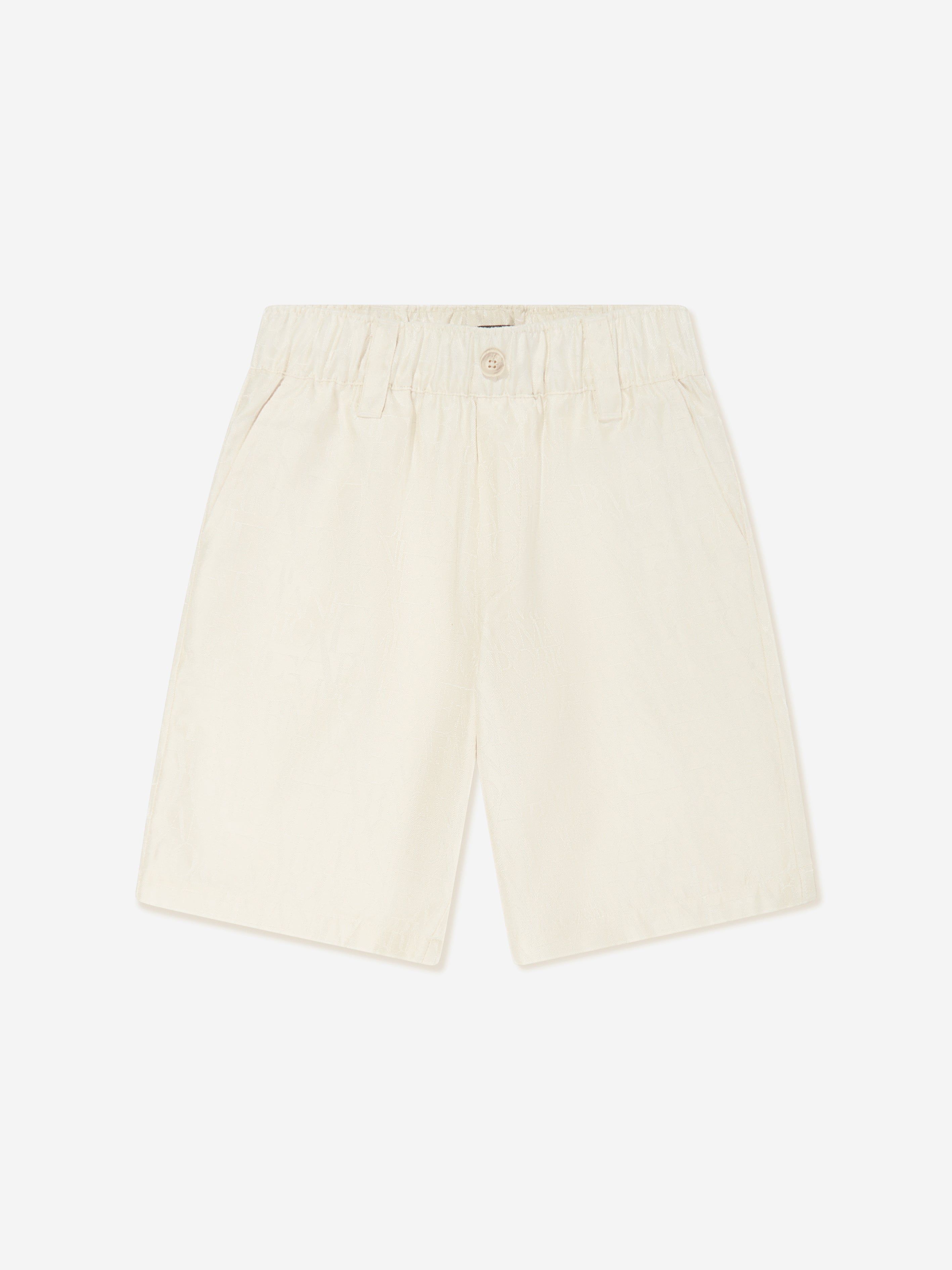 Emporio Armani Boys Shirt And Shorts Set in Multicolour Discount Best Pices