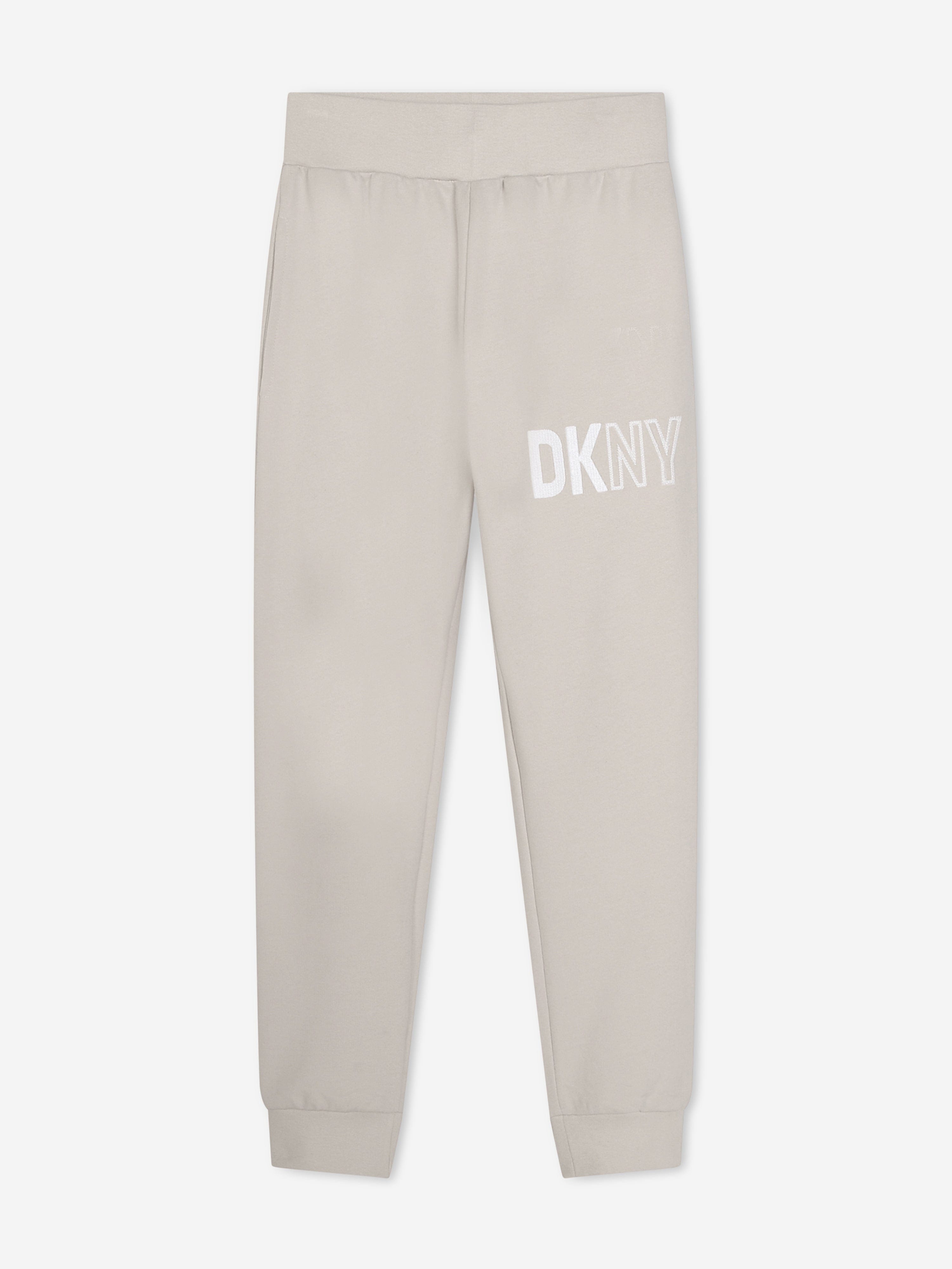 DKNY Kids Logo Joggers in White Order