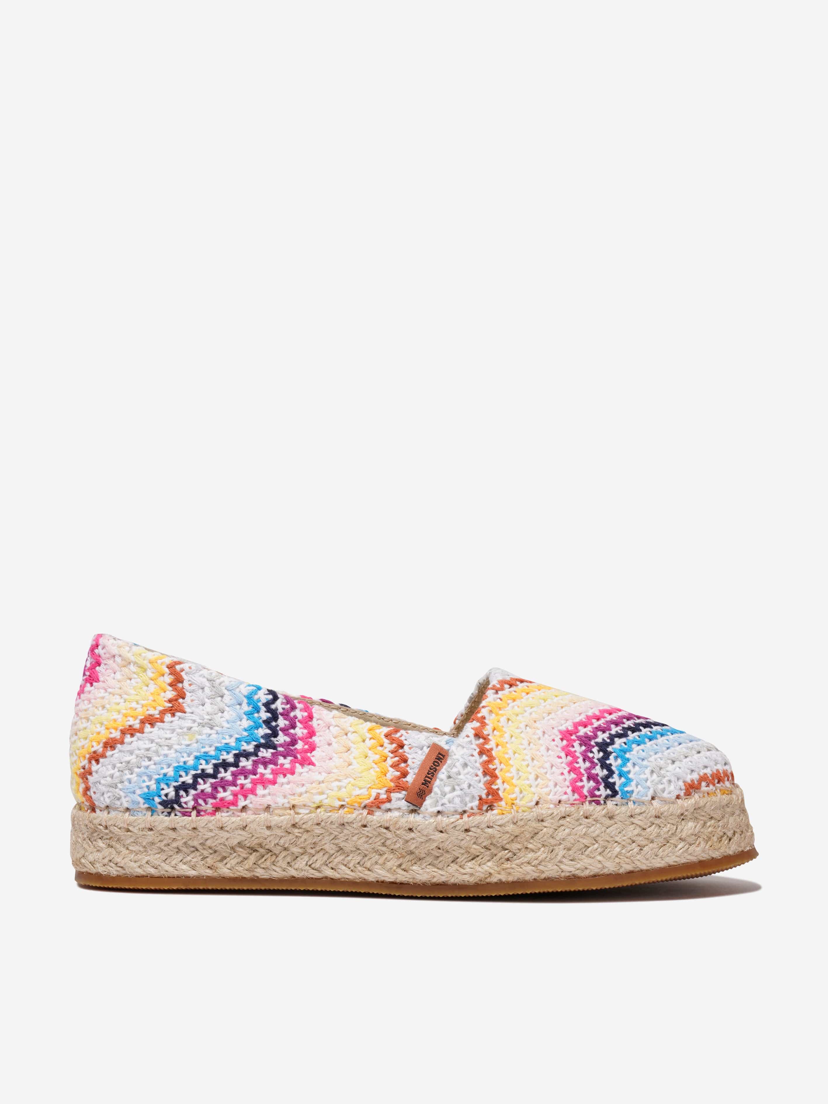 Missoni Girls Zig Zag Espadrilles in Multicolour Buy Cheap Discount