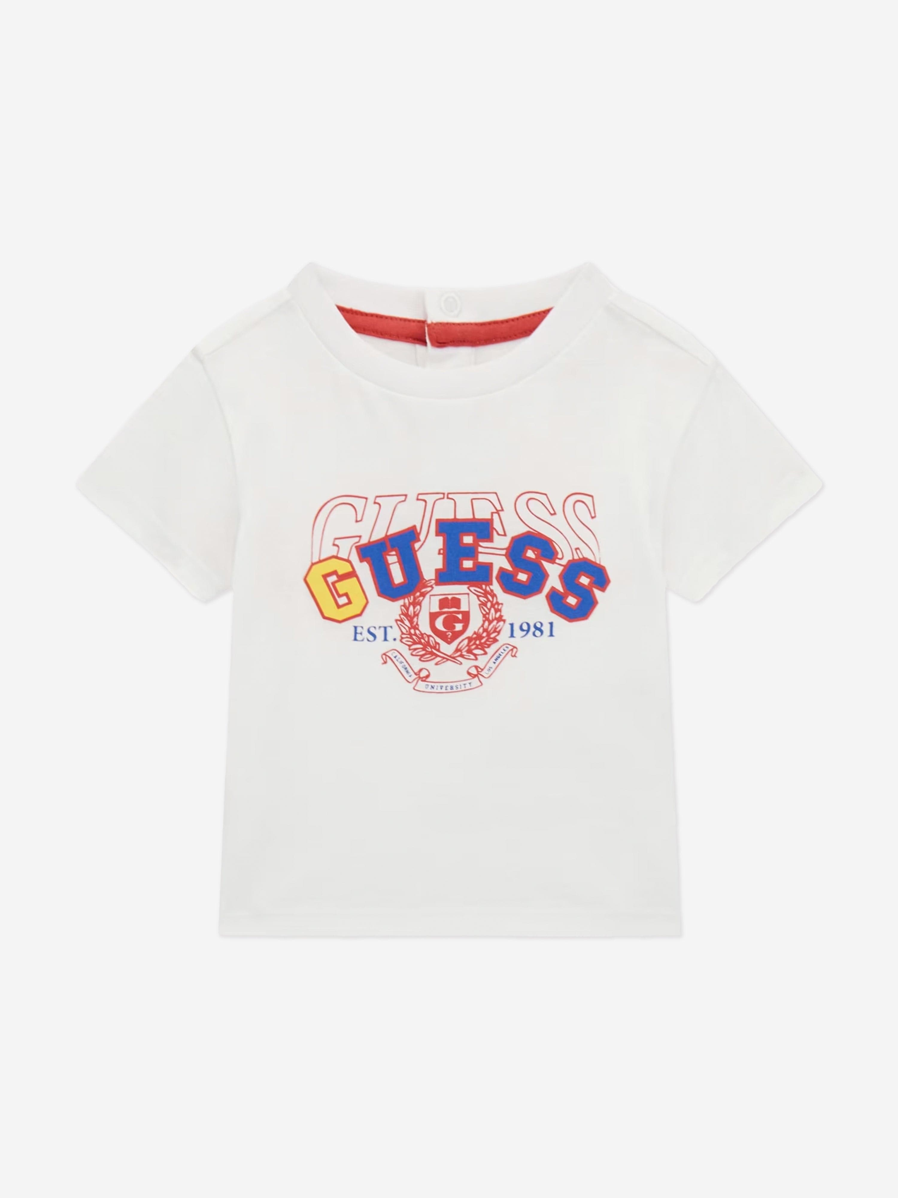 Baby Boys Logo T-Shirt in White Cheap Official