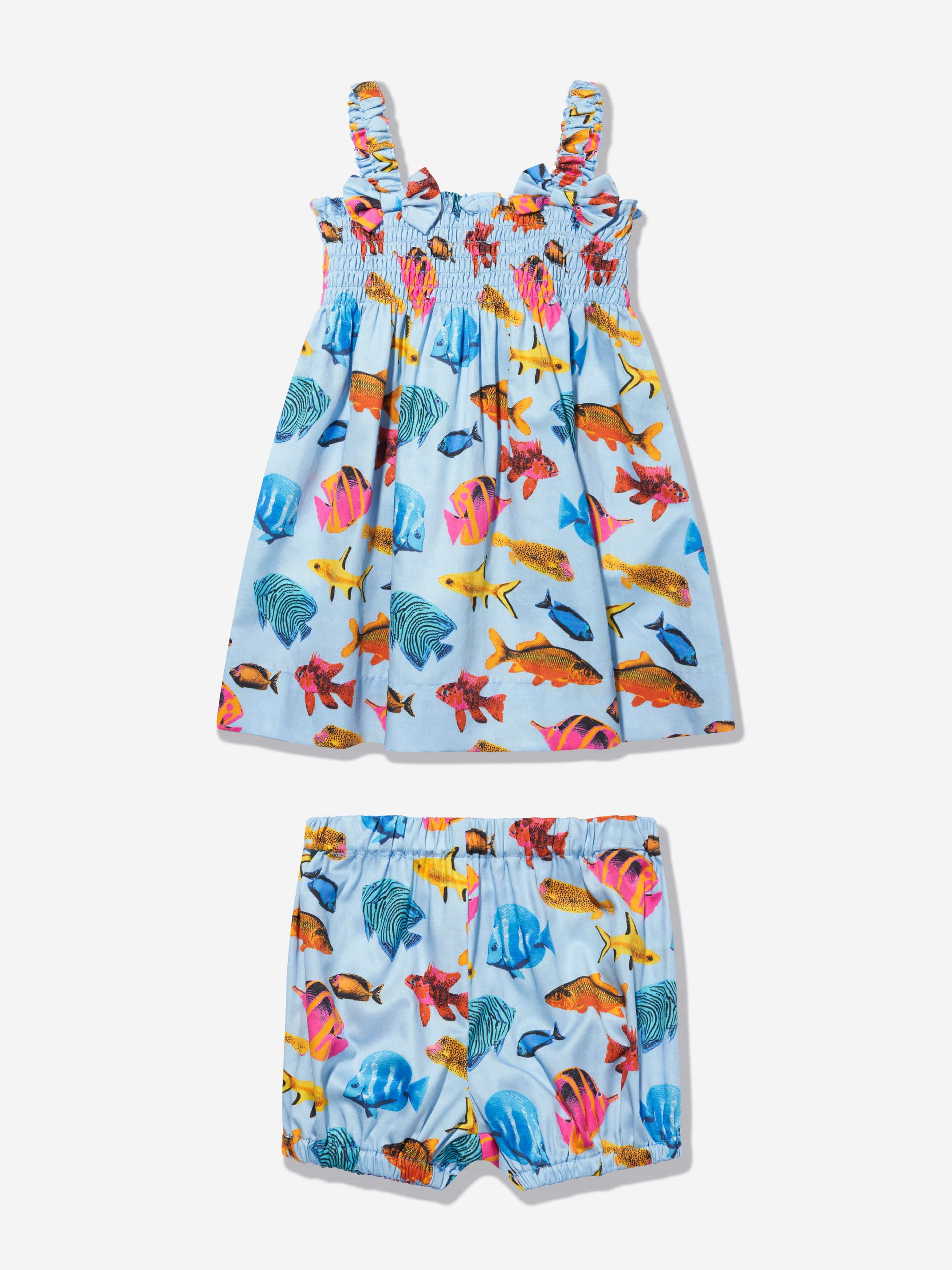 Rachel Riley Girls Tropical Fish Sundress in Multicolour Buy Cheap Release Dates