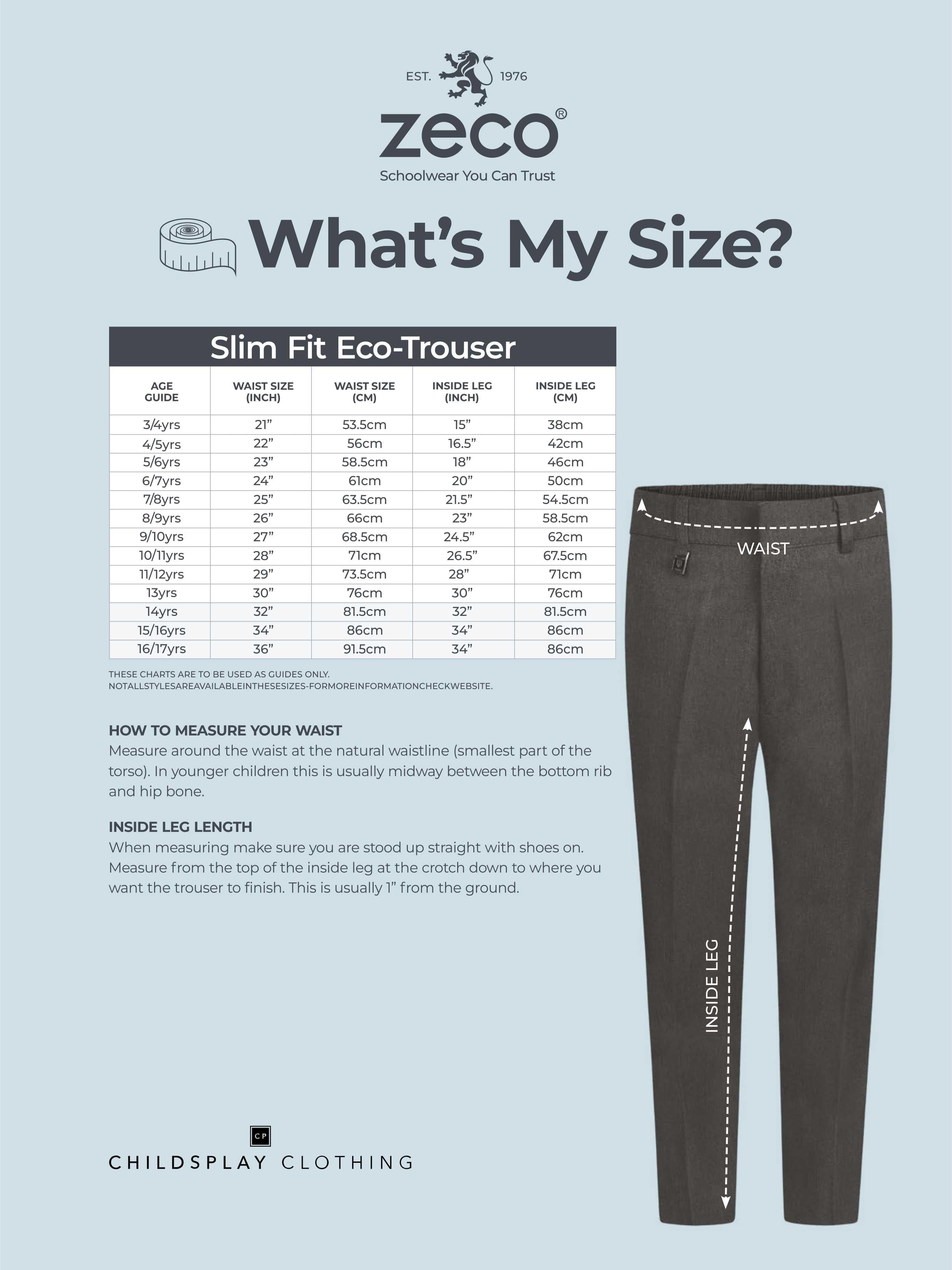 Zeco Boys School Slim Fit Trousers in Grey Buy Cheap With Credit Card