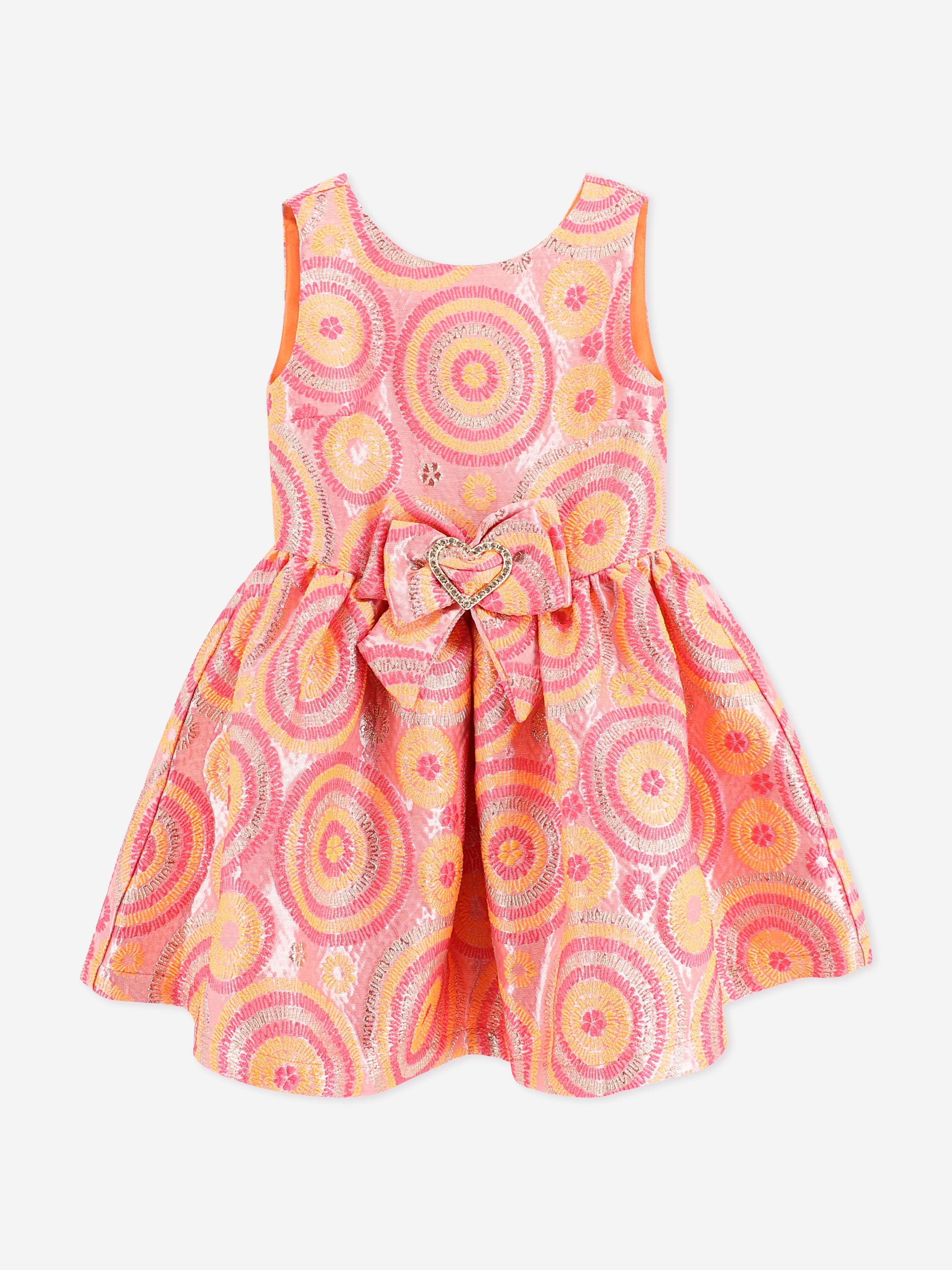 Angels Face Girls Ruby Circle Dress in Orange Sast
