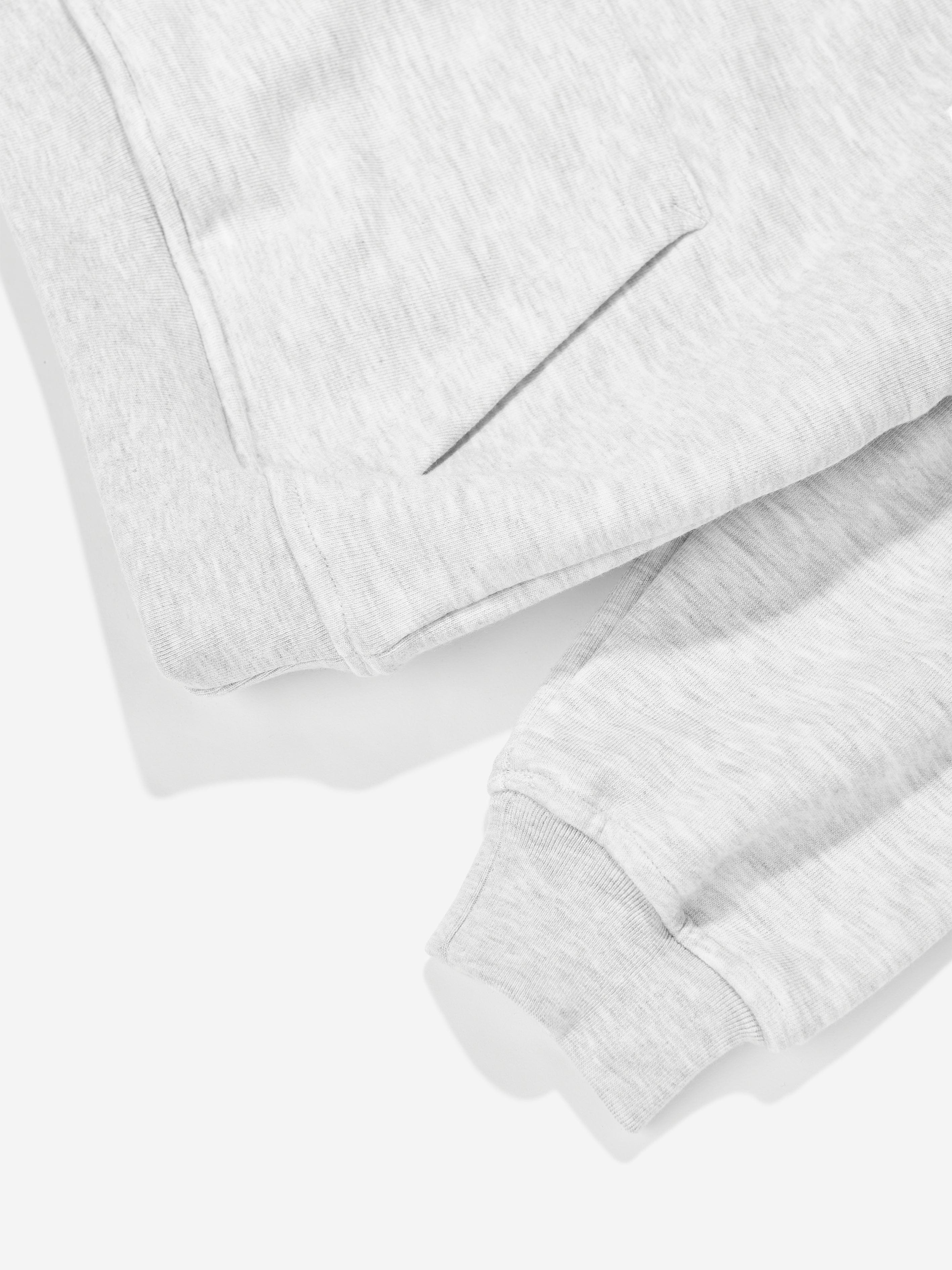 The Couture Club Kids Emblem Applique Hoodie in Grey Clearance Supply