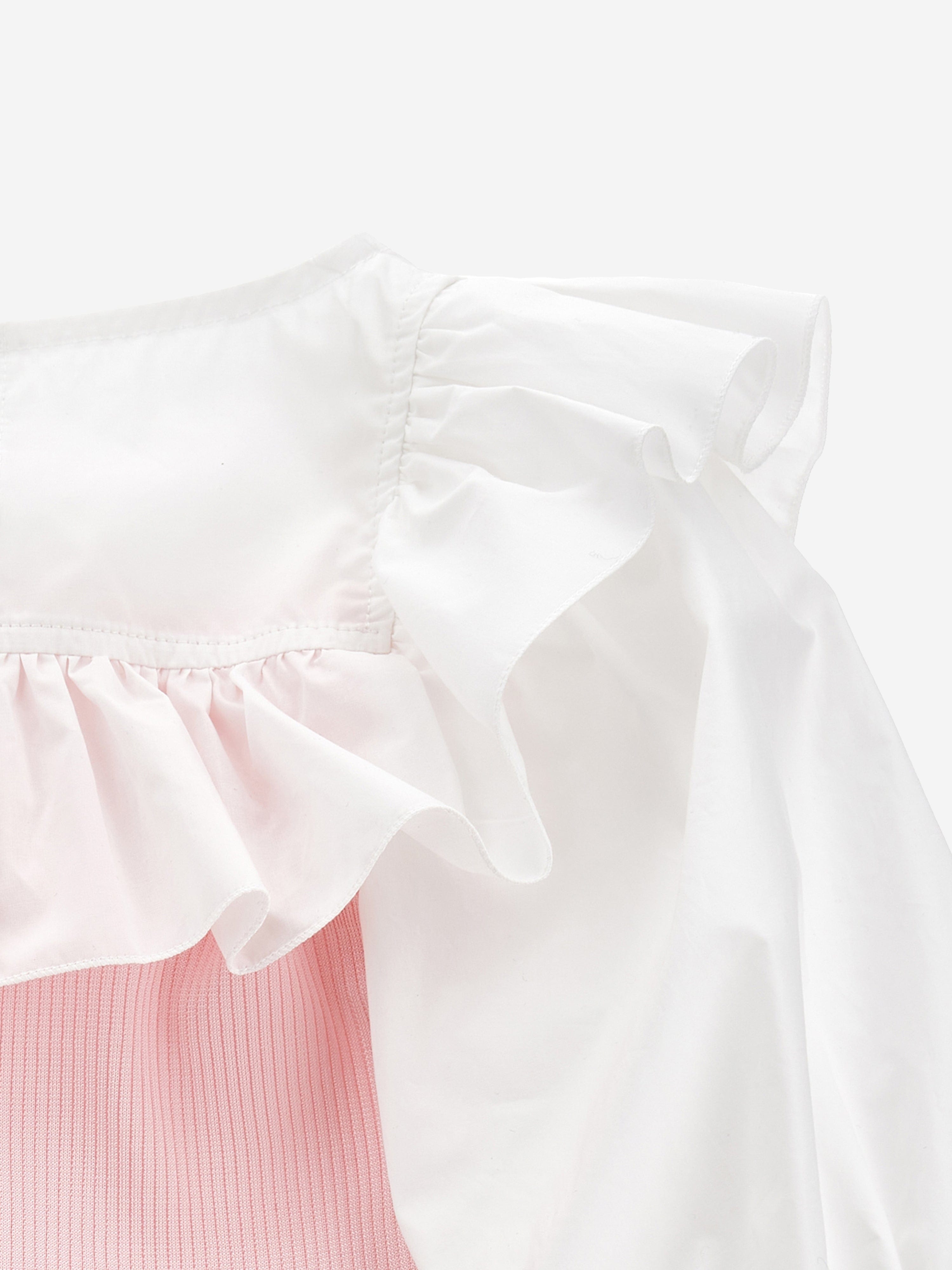 Monnalisa Girls Provenza Top in Pink 2025 Newest