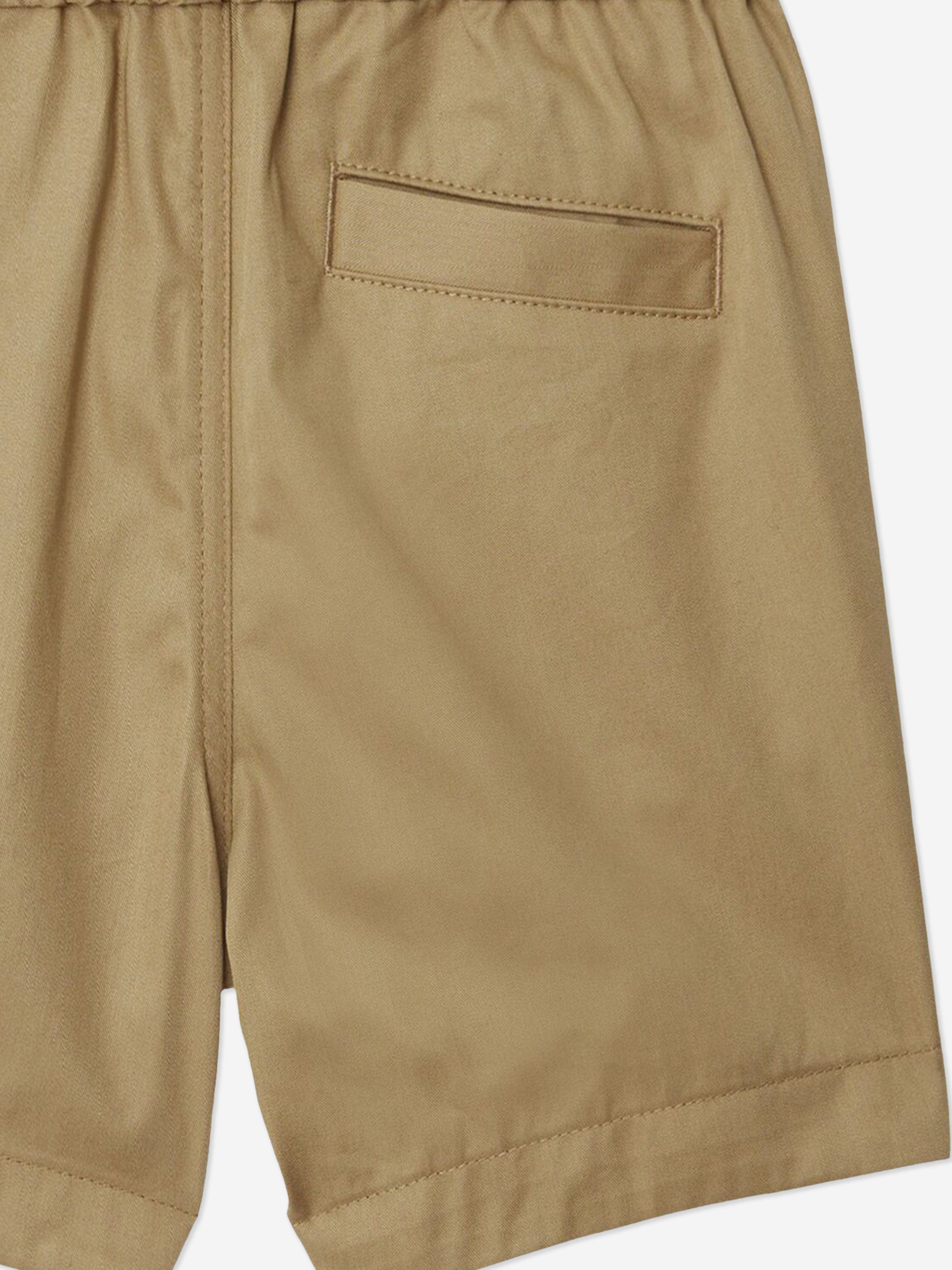 Burberry Baby Boys Mini Travard Shorts in Beige Low Pice Fee Shipping Sale Online