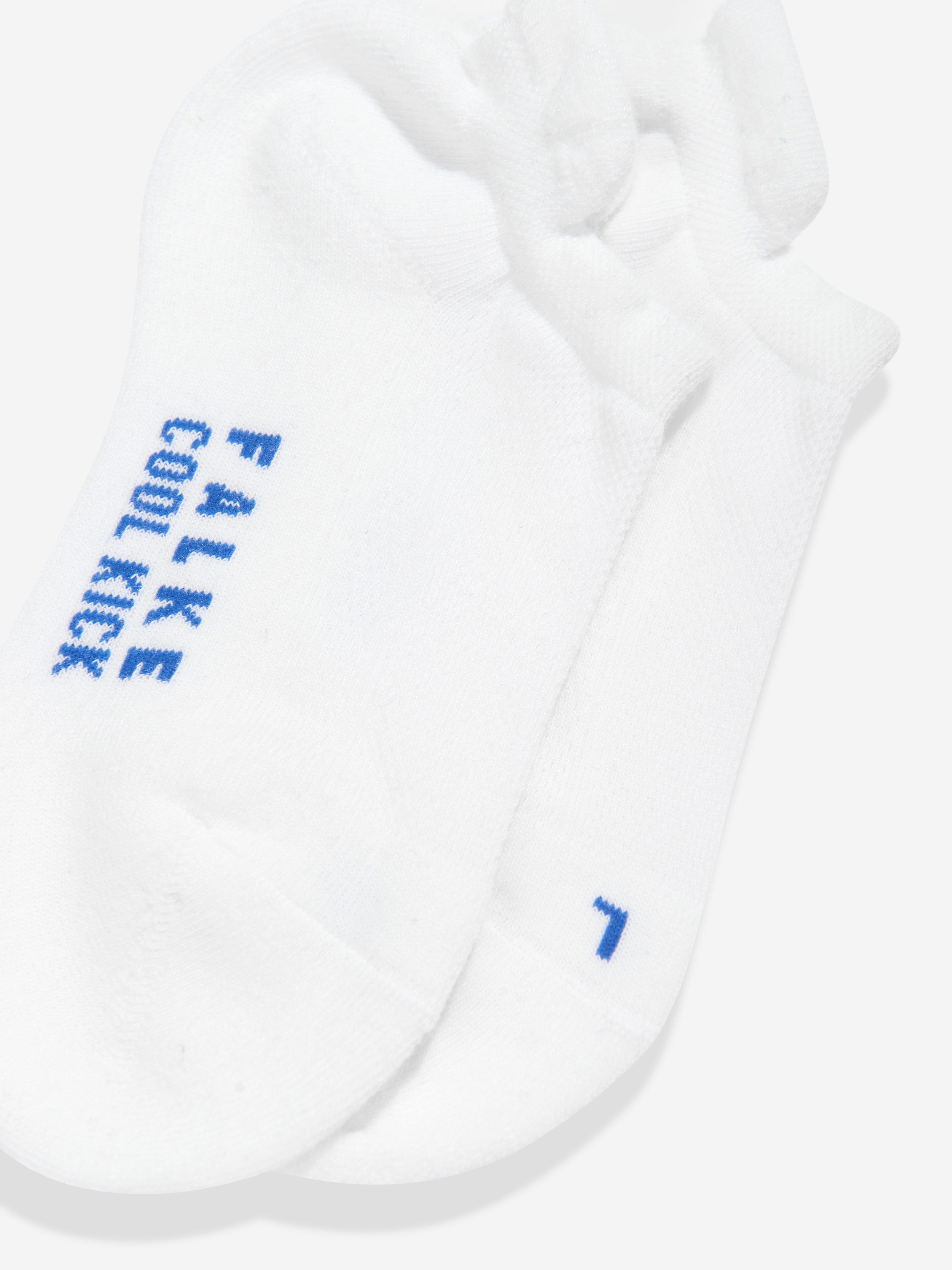 Falke Kids Cool Kick Trainer Socks in White Discount Popular