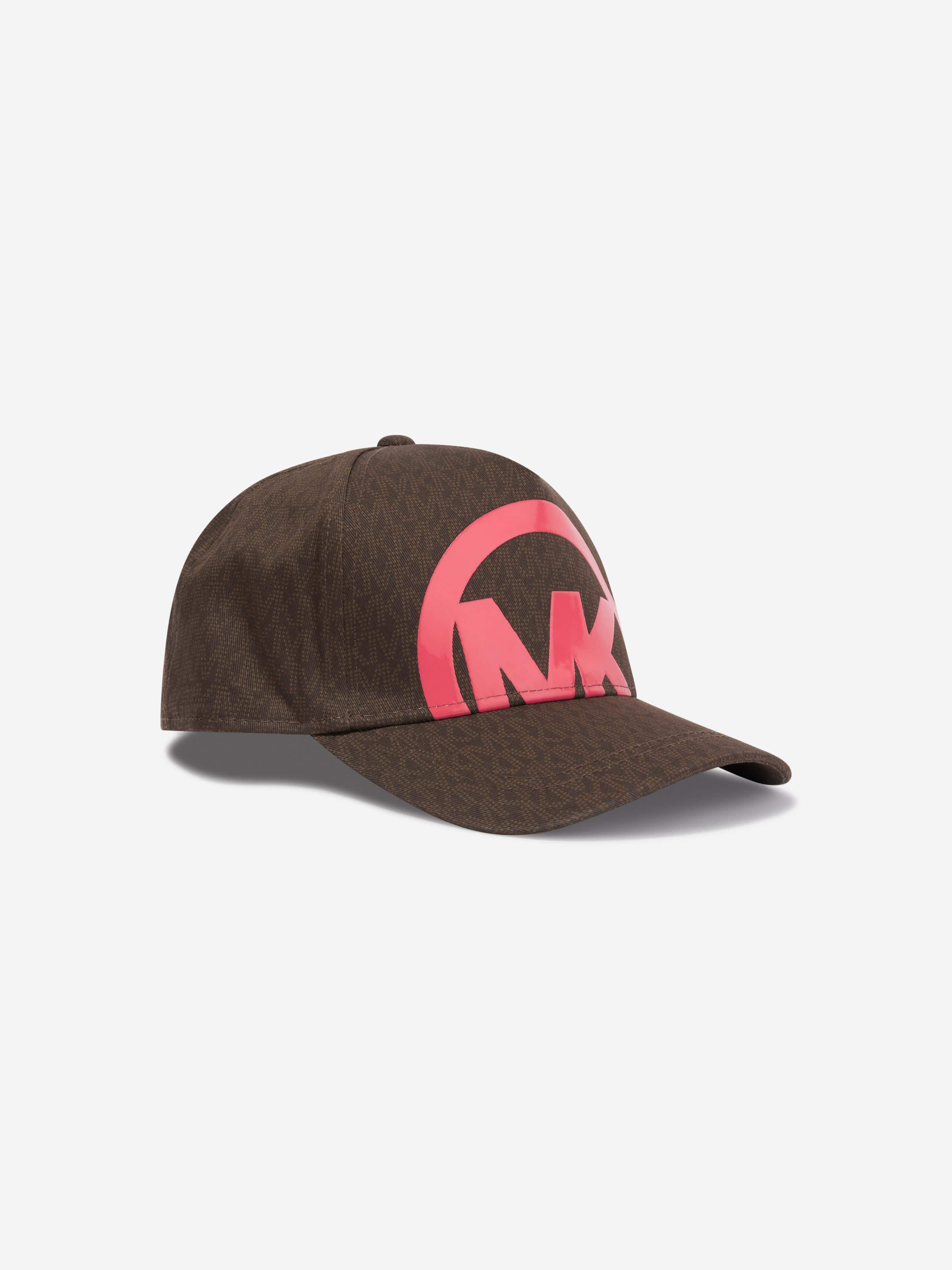 Michael Kors Girls Logo Cap in Brown Cheap Newest