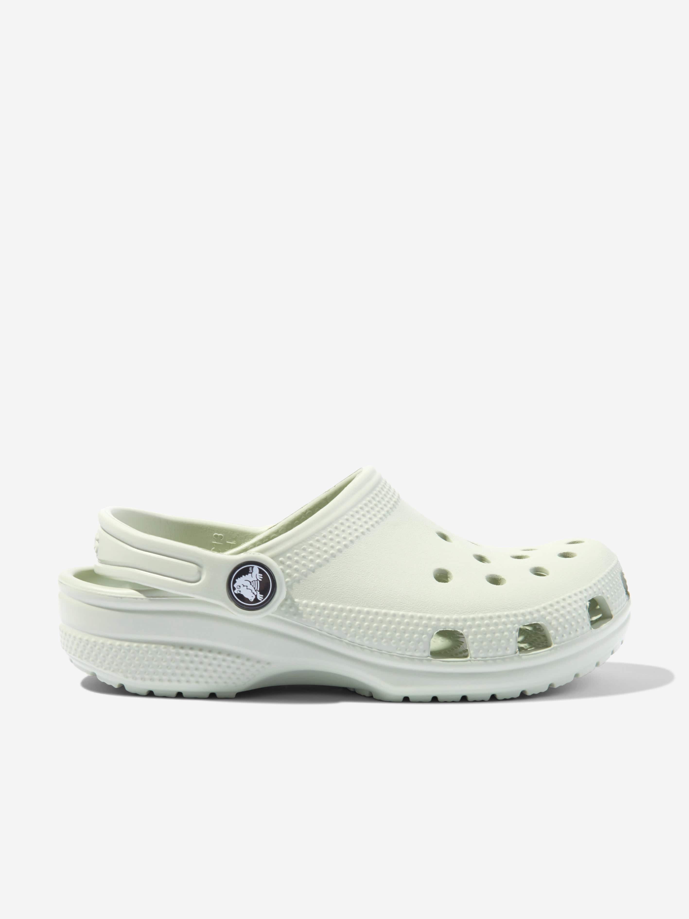 Crocs Kids Classic Clog in Green Free Shipping Deals