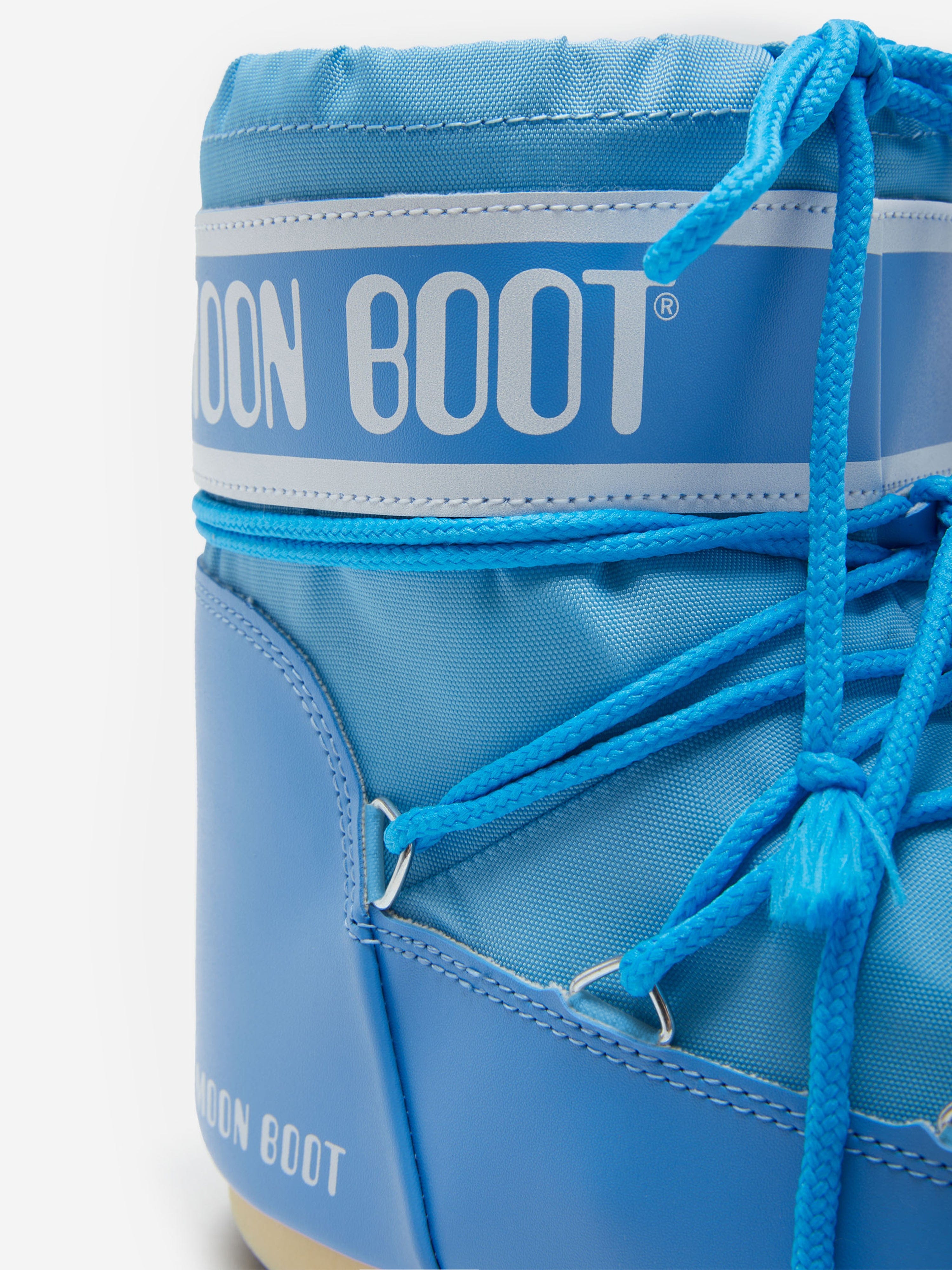 Moon Boot Boys Icon Low Boots in Blue Stockist Online