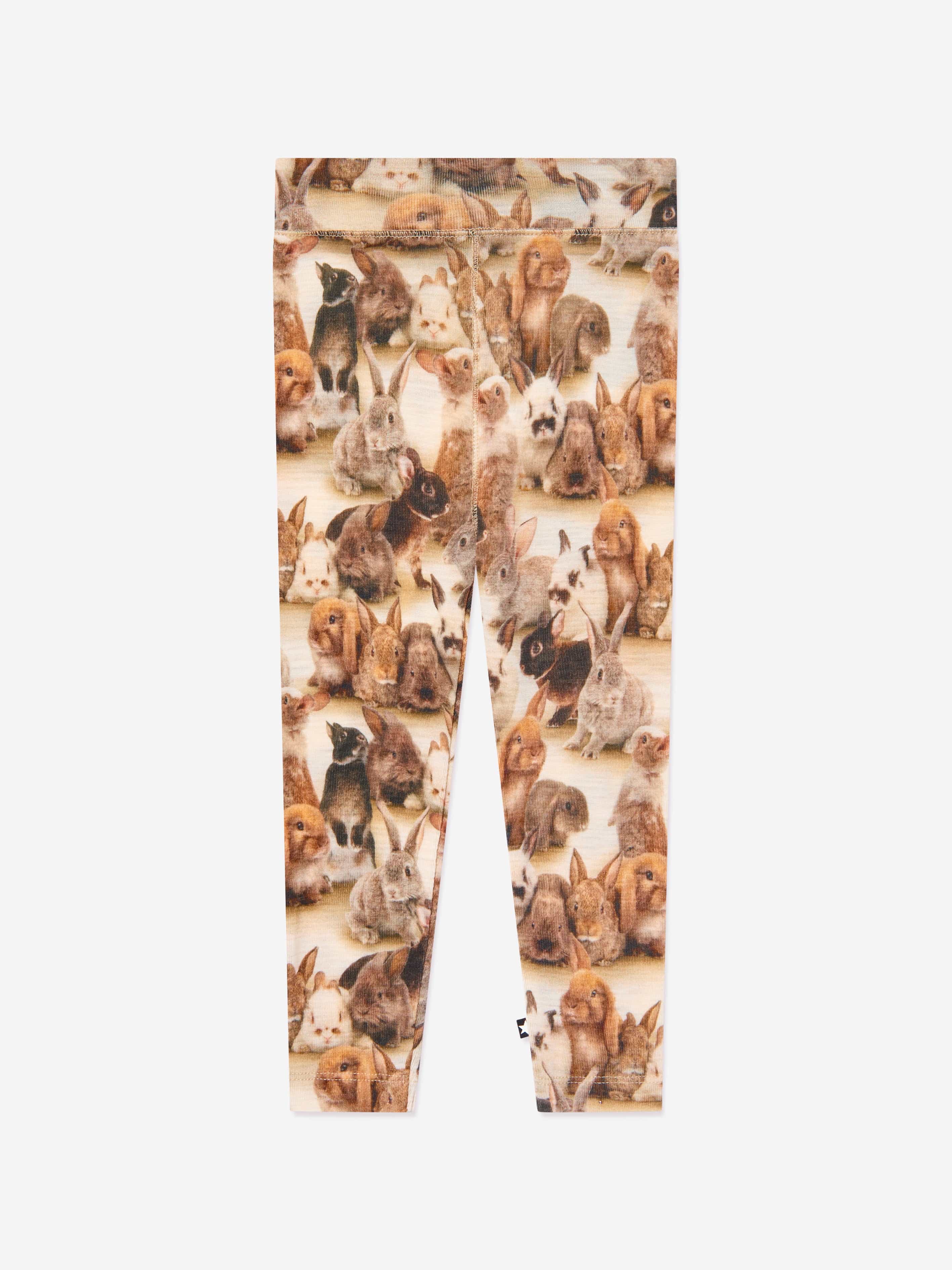 Molo Kids Rabbit Leggings in Beige Footlocker Pictures Online