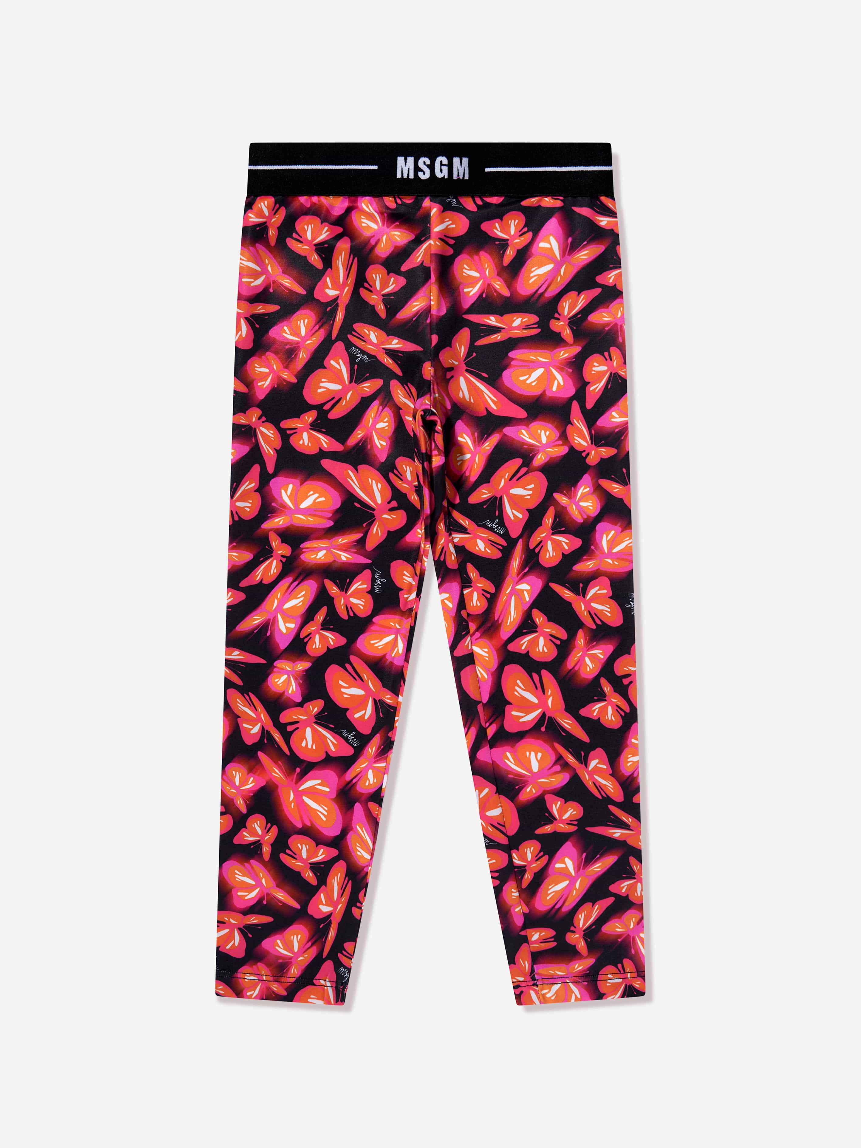 MSGM Girls Butterfly Leggings in Pink Cheap Finishline