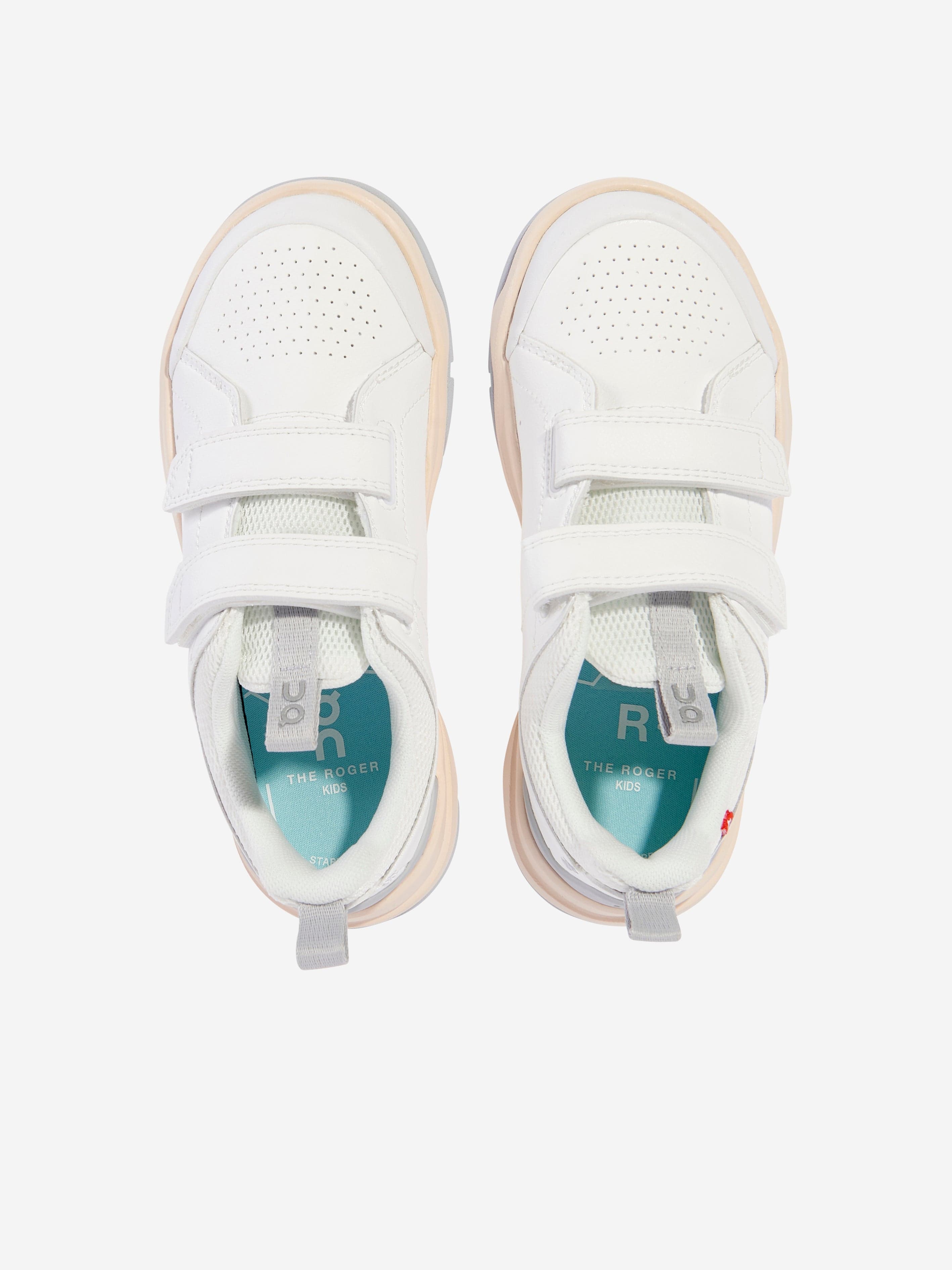 On Running Boys The Roger Trainers in White Discount Reliable
