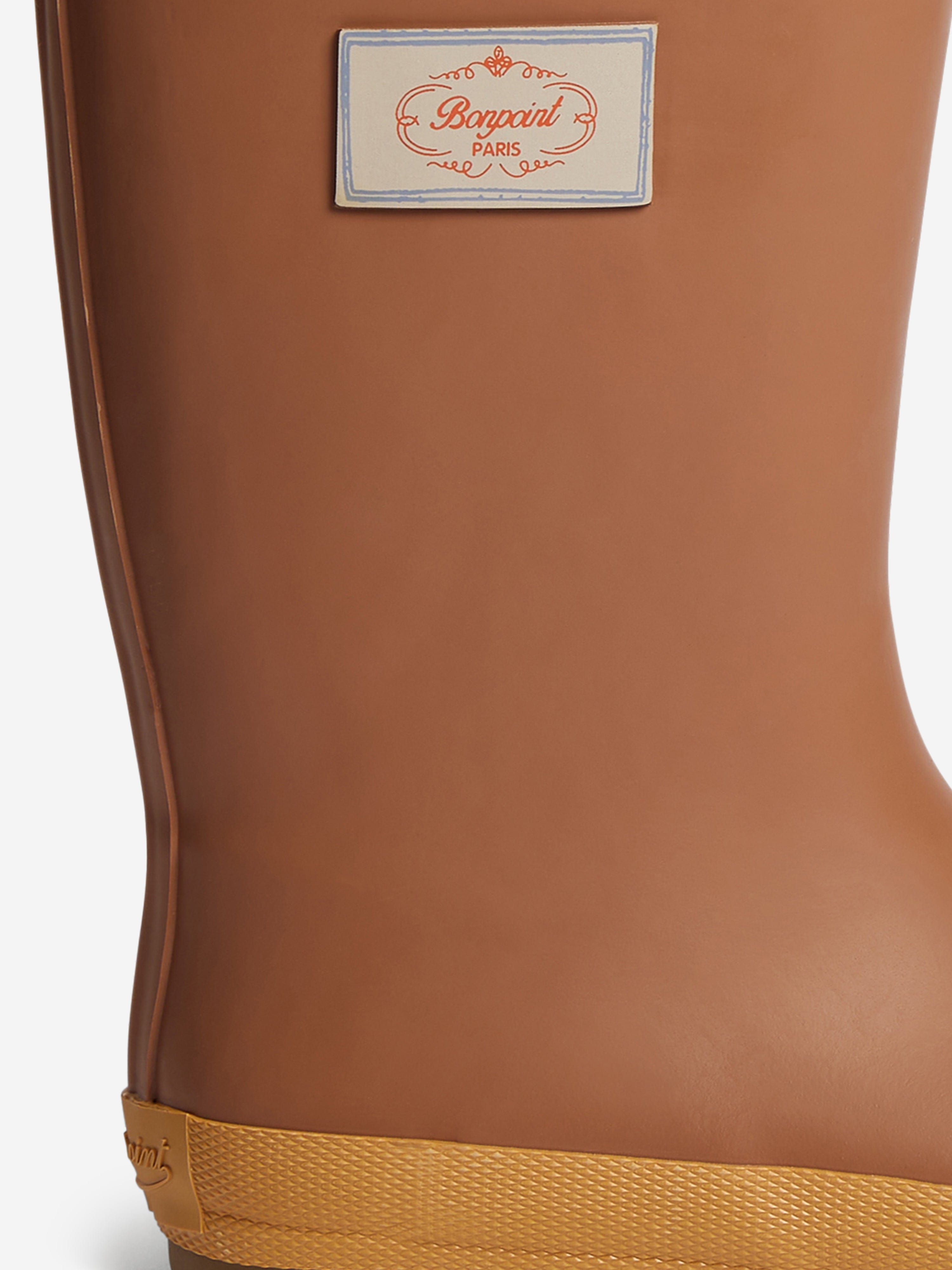 Girls Gilles Rain Boots in Brown Visa Payment Cheap Pice