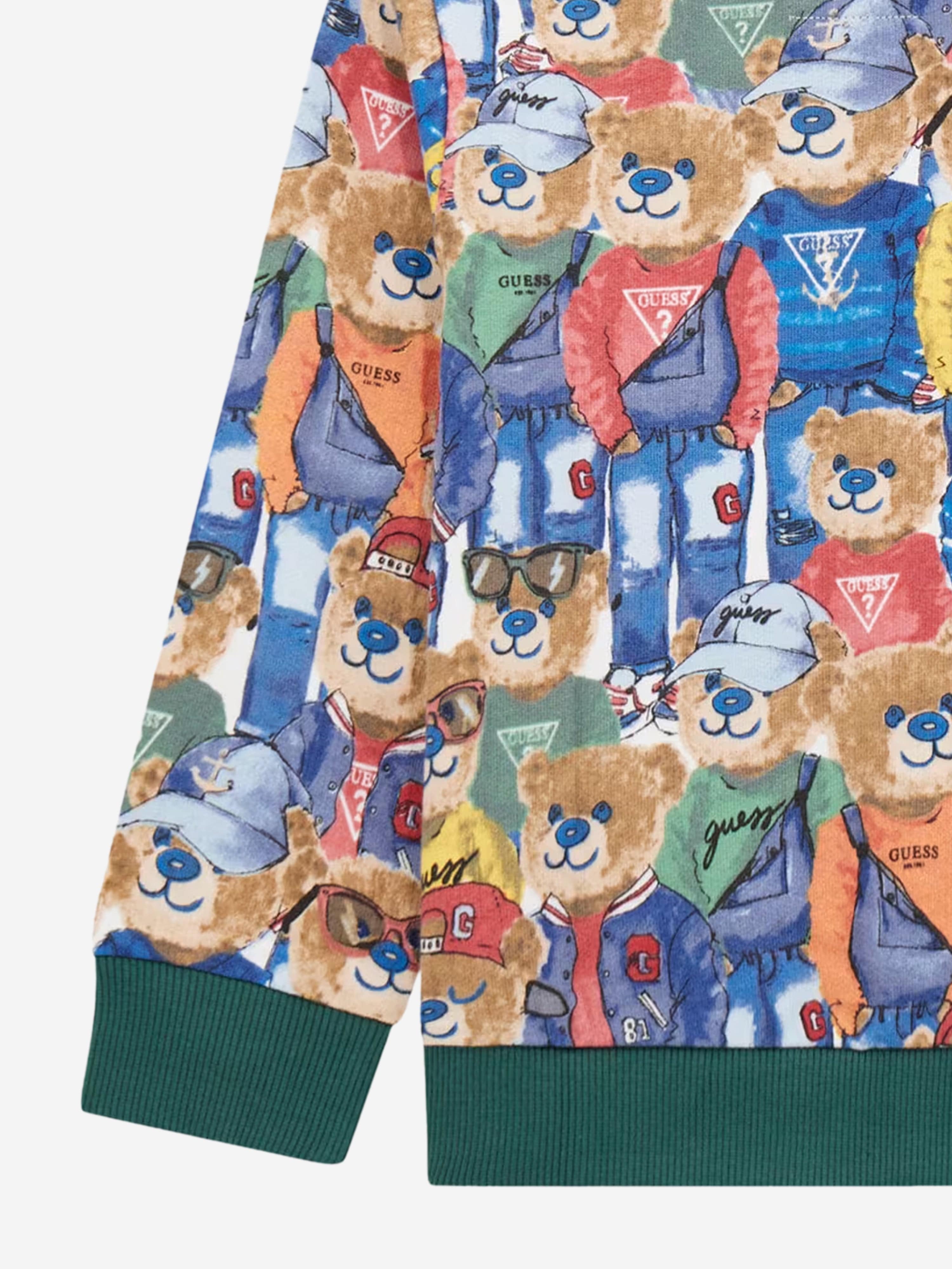 Boys Bear Print Sweatshirt in Multicolour Ebay