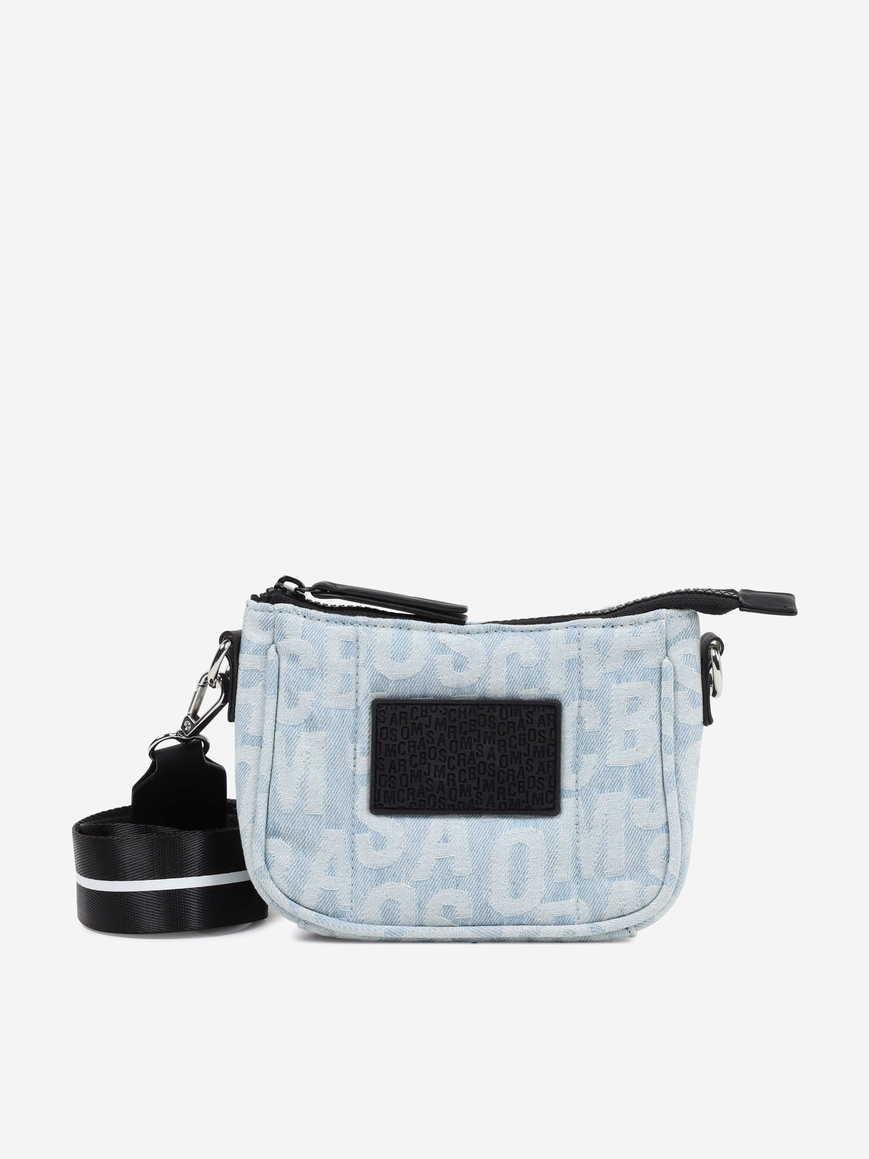 Boys Jacquard Monogram Denim Crossbody Bag in Blue (16cm) Clearance Cheapest Pice