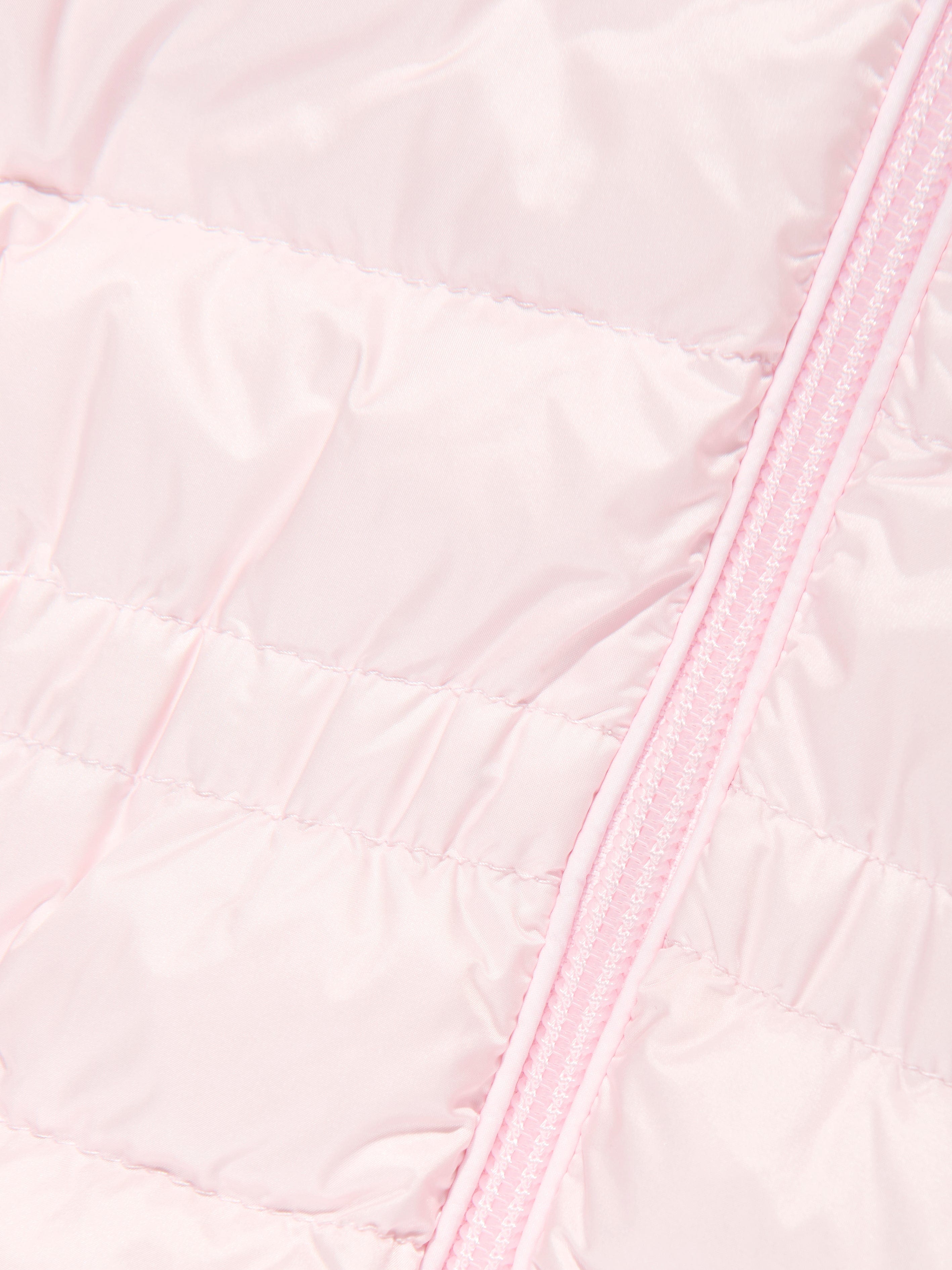 Moncler Enfant Baby Girls Down Padded Dalles Jacket in Pink View Cheap Pice
