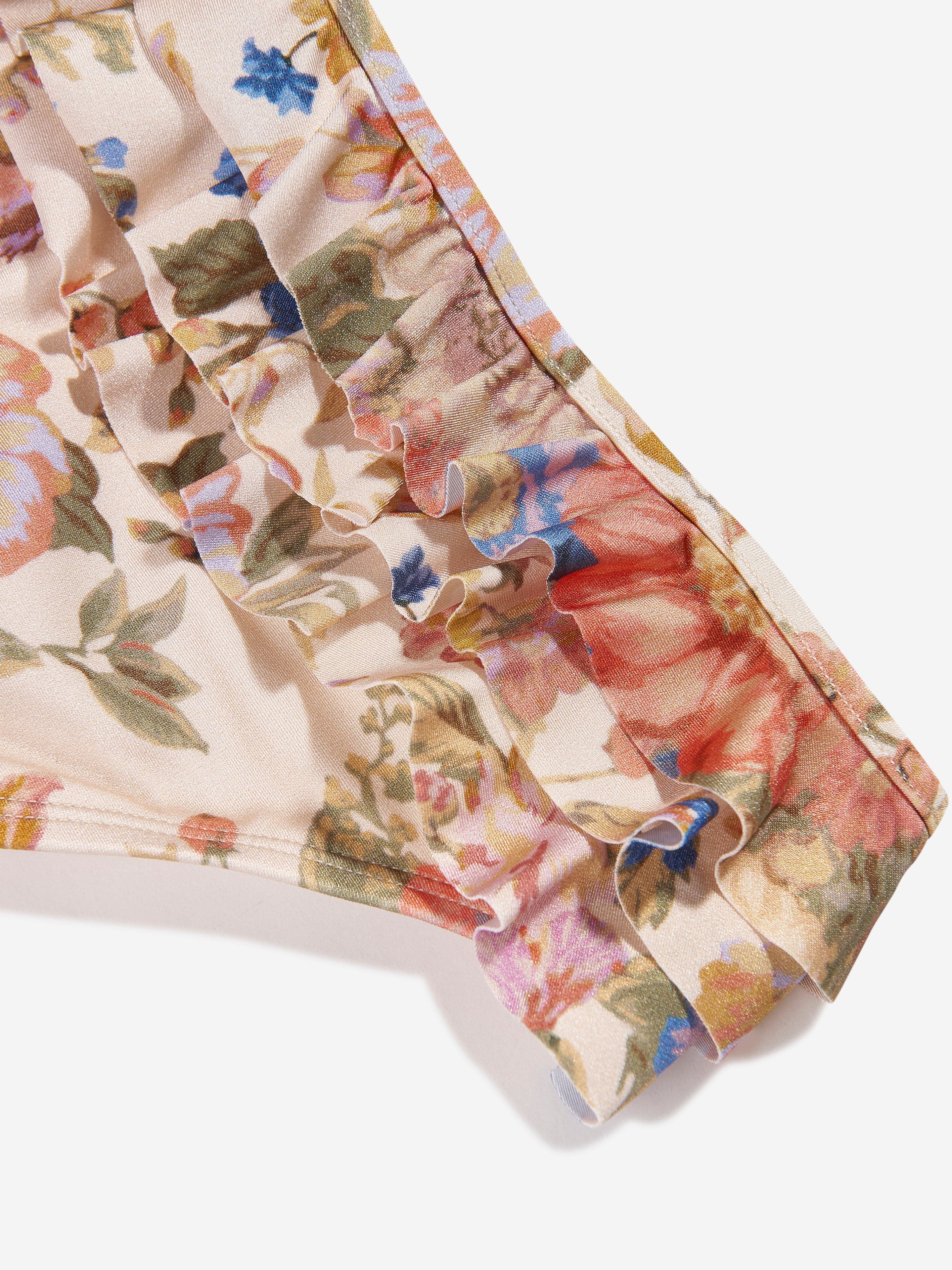 Zimmermann Girls August Frill Bikini Bottoms in Multicolour Outlet Largest Supplier