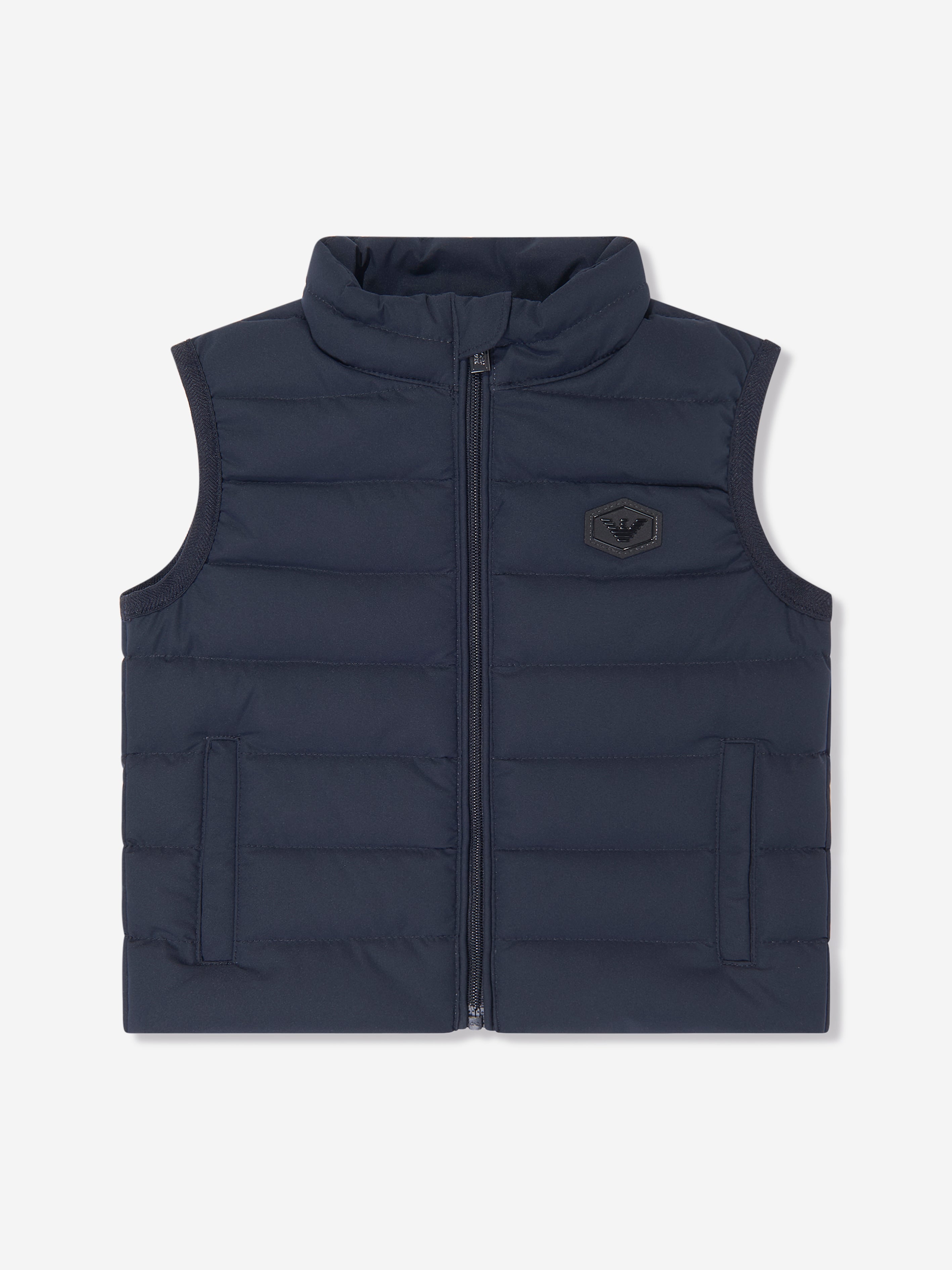 Emporio Armani Baby Boys Down Padded Gilet in Navy Sale Pick A Best