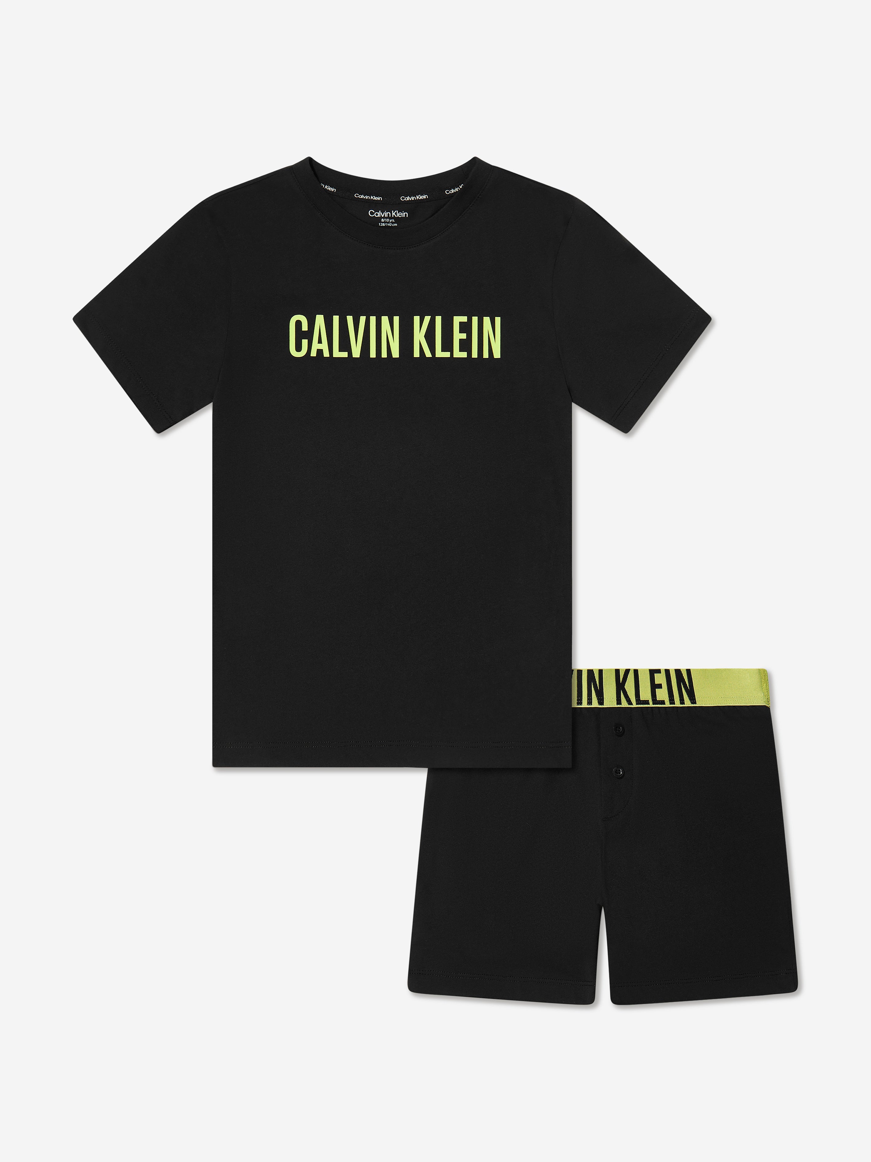 Calvin Klein Boys Short Pyjamas Set in Black Cheap Sale With Credit Card