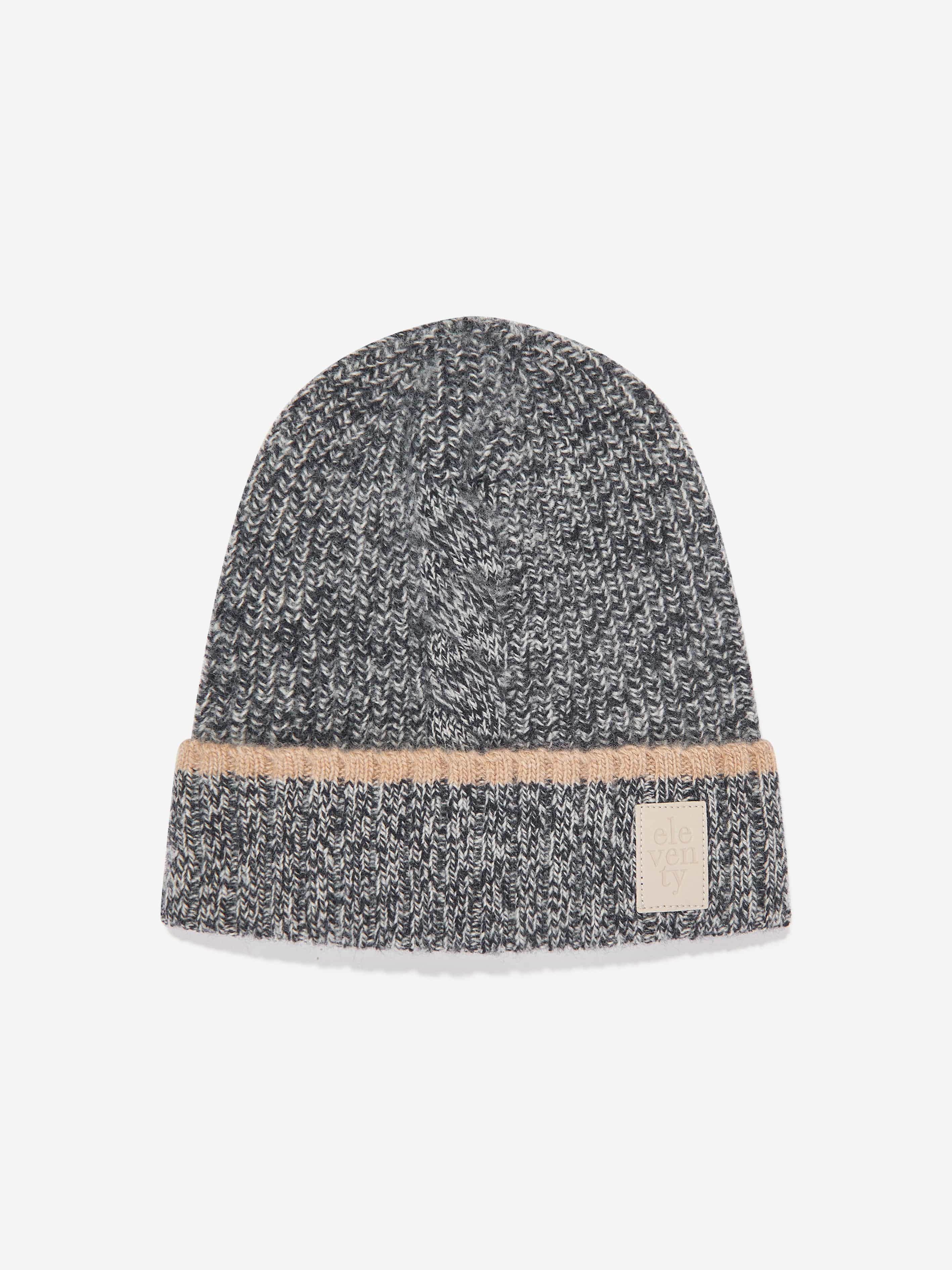 Eleventy Boys Wool Beanie Hat in Navy Cheap Sale Shop