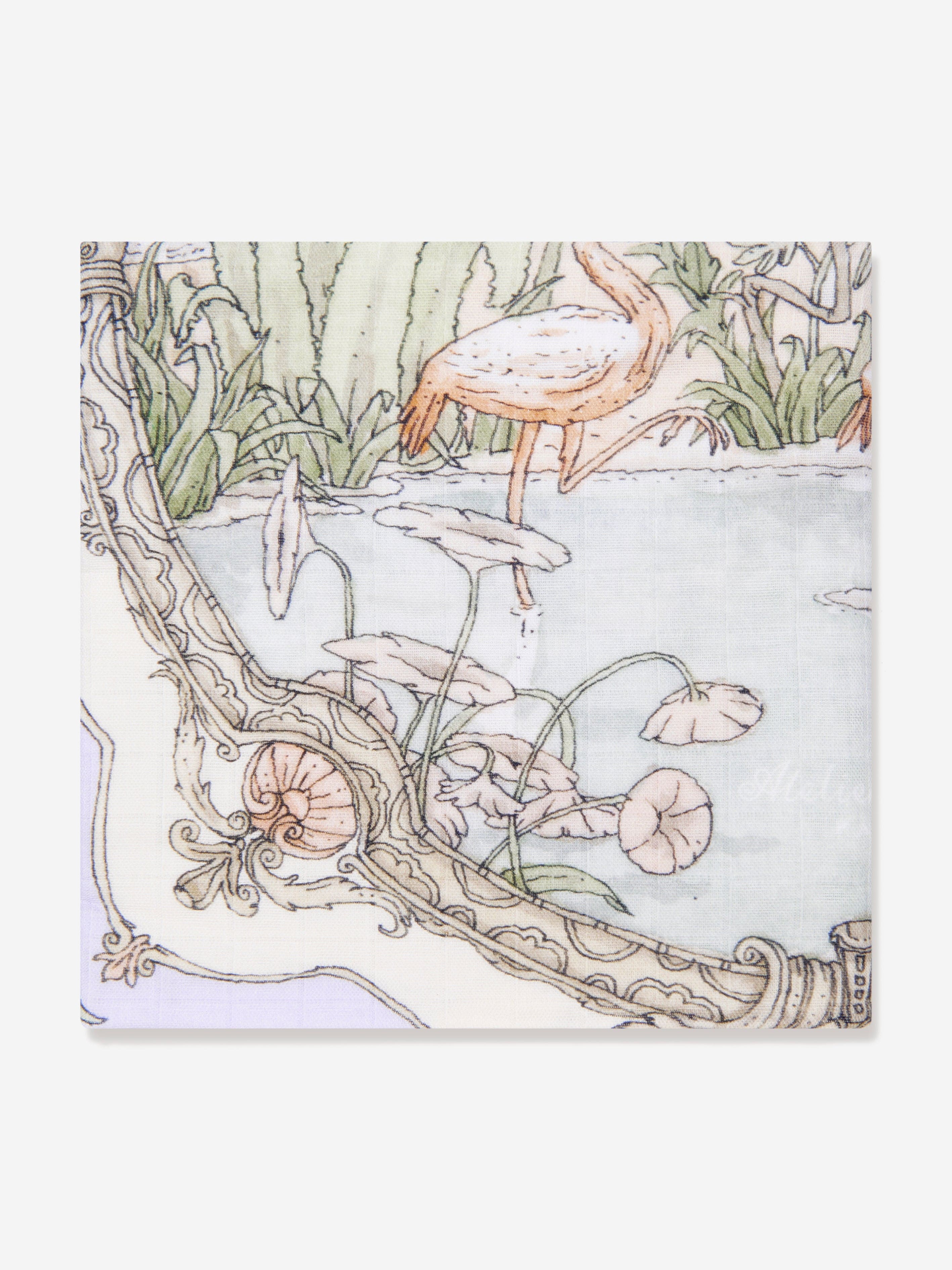Atelier Choux Baby Girls Tapestry Swaddle in Violet Eastbay Online