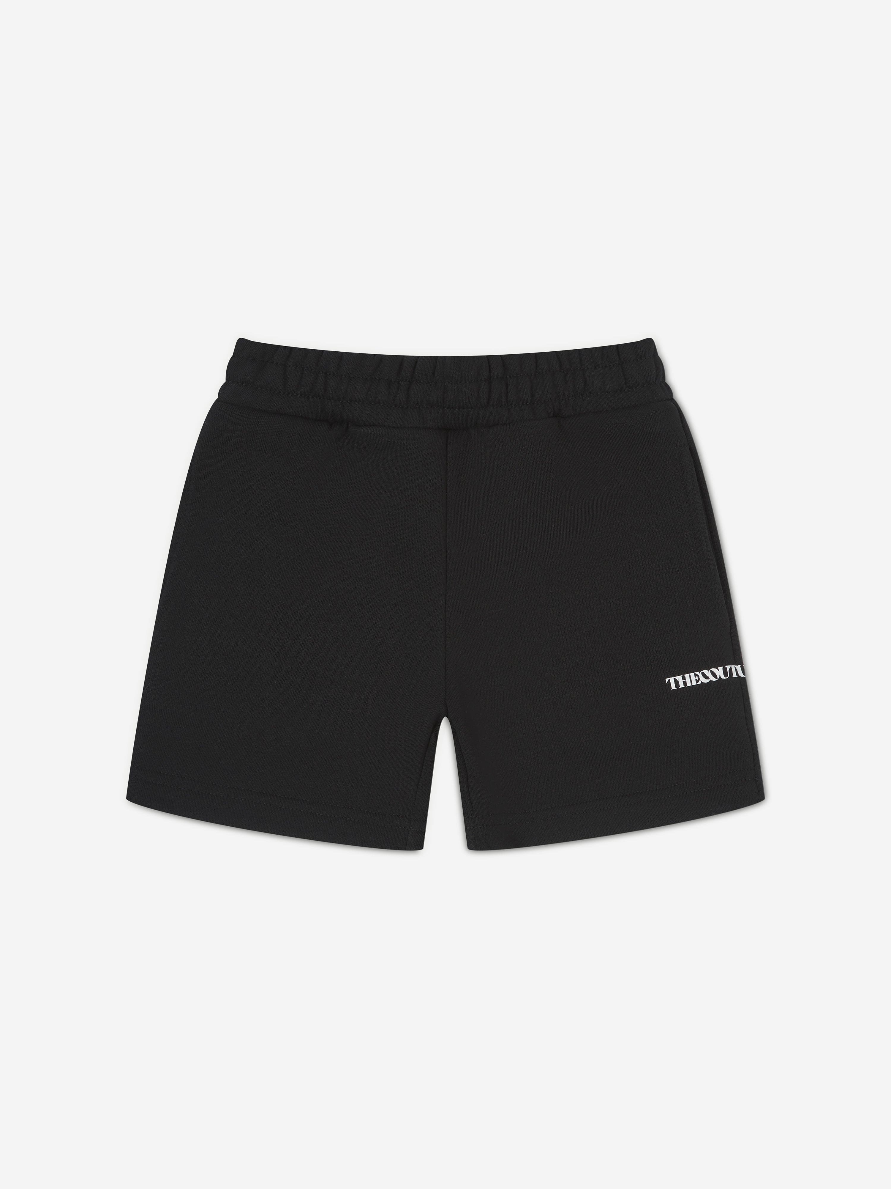 The Couture Club Kids Raw Seam Shorts in Black Cheap Sale Sale